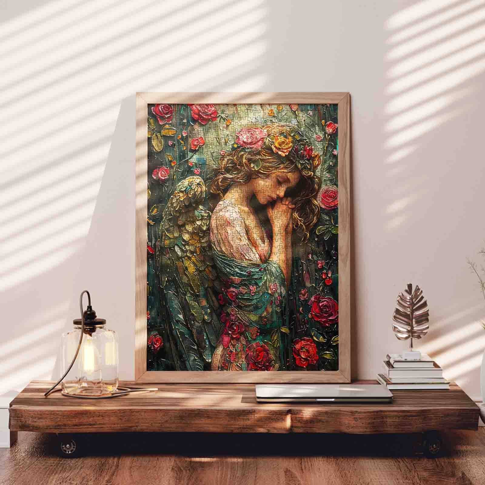 tucocoo-jigsaw-puzzles-rose-angel-in-prayer-puzzle-1000-teile image 3