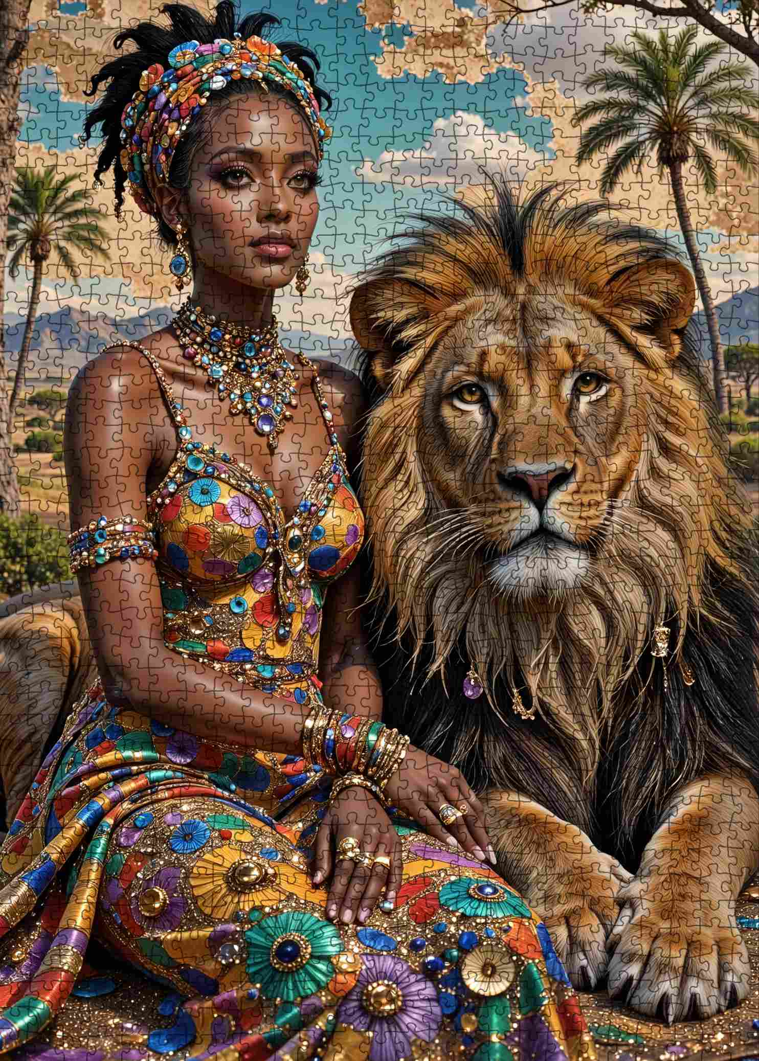 tucocoo-radiant-queen-lion-spirit-puzzle-1000-teile-l-we image 2