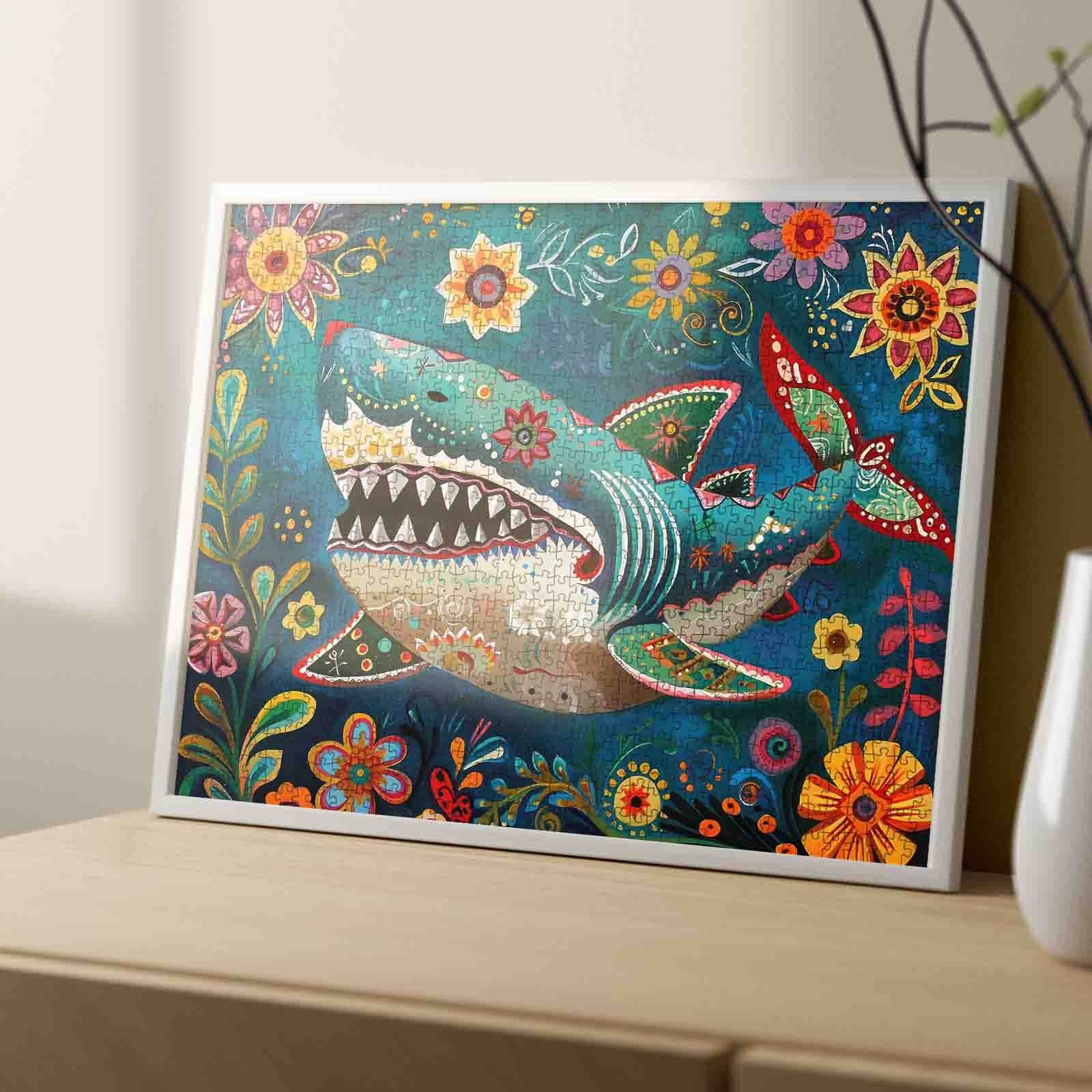 tucocoo-fierce-shark-puzzle-1000-teile-hai-meerestiere image 4