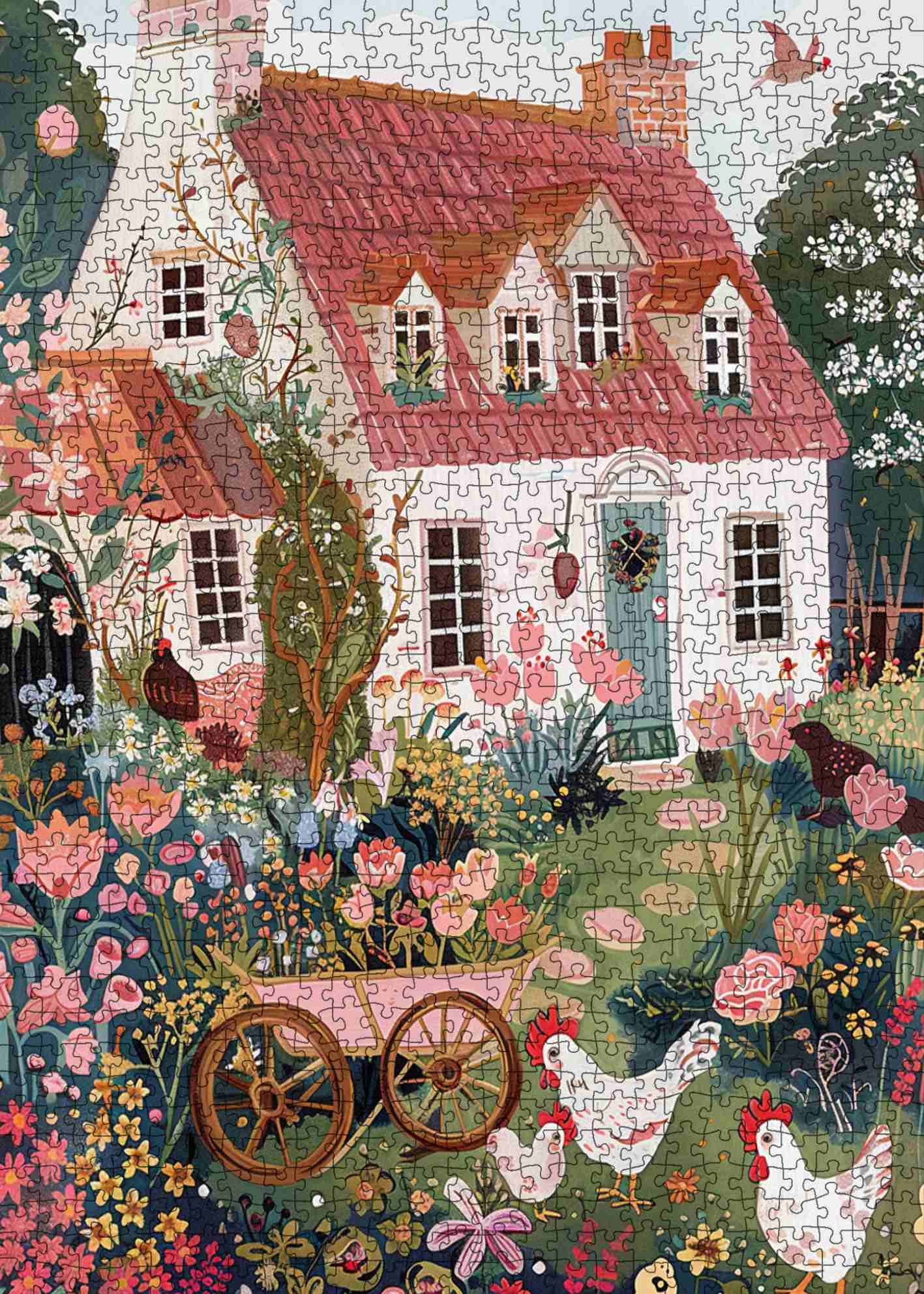 tucocoo-cottage-garden-puzzle-1000-teile-landhaus-garten image 2