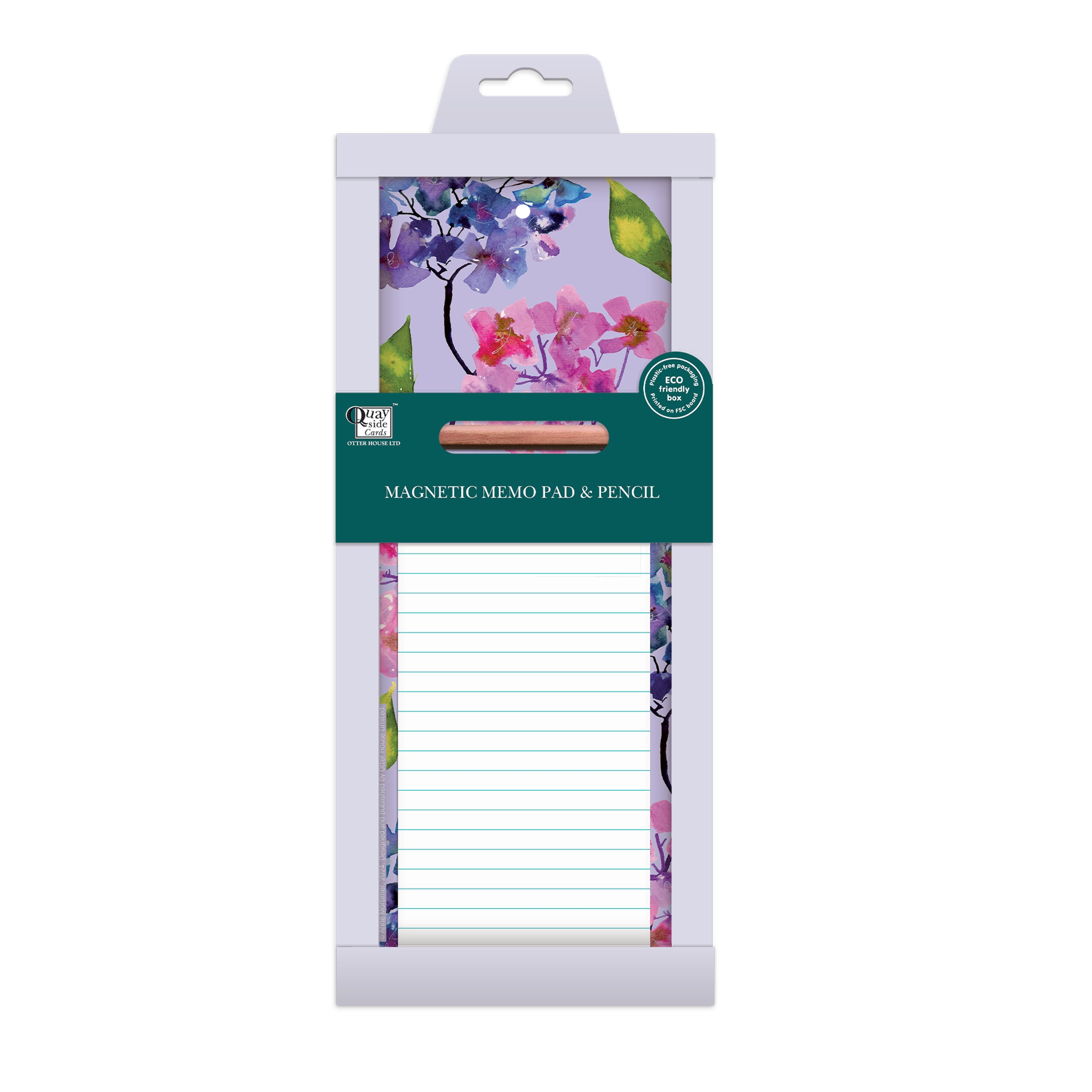 otter-house-hydrangeas-magnet-notizblock-hortensien image 2