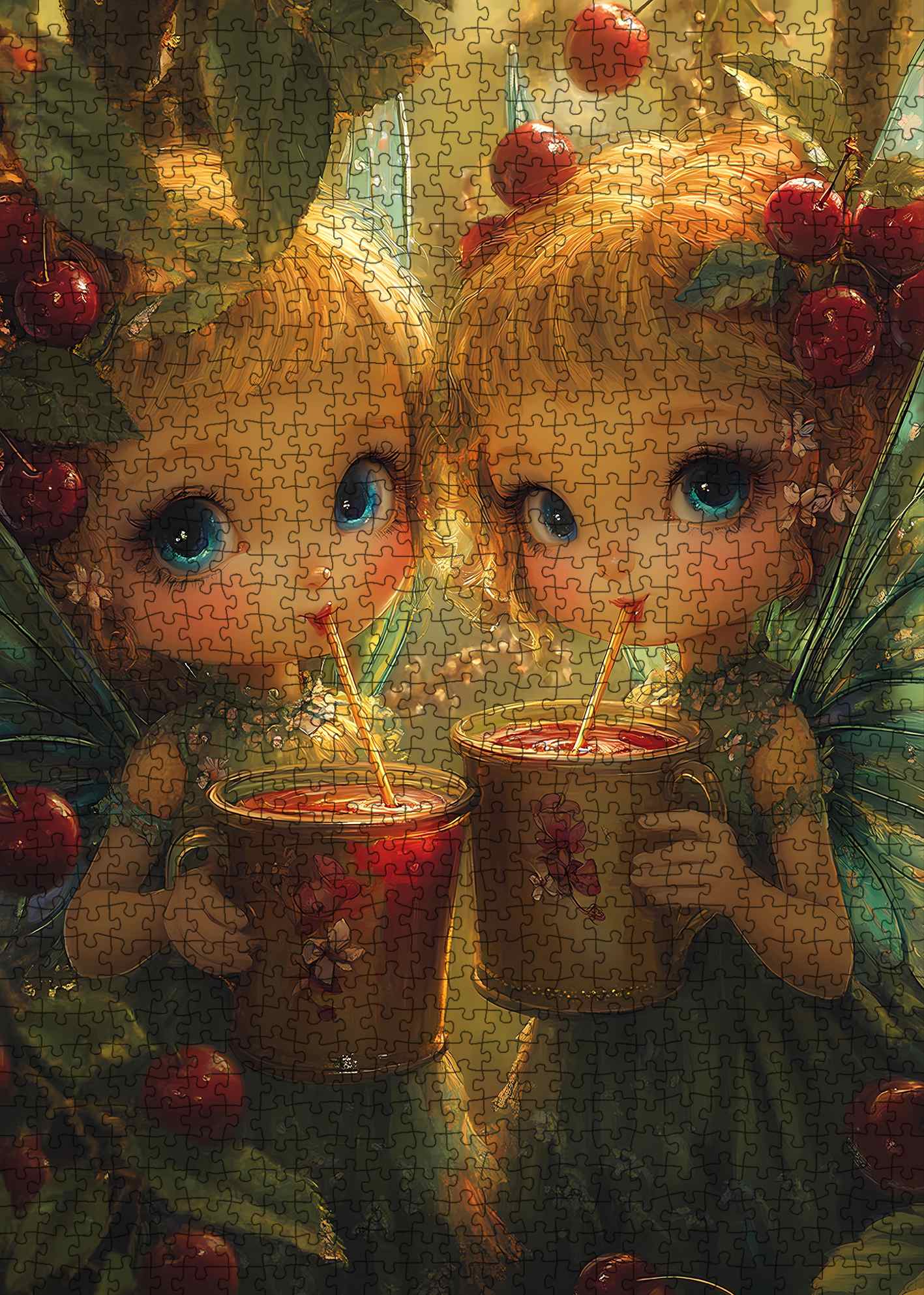tucocoo-cherry-blossom-fairy-tea-puzzle-1000-teile-feen image 2