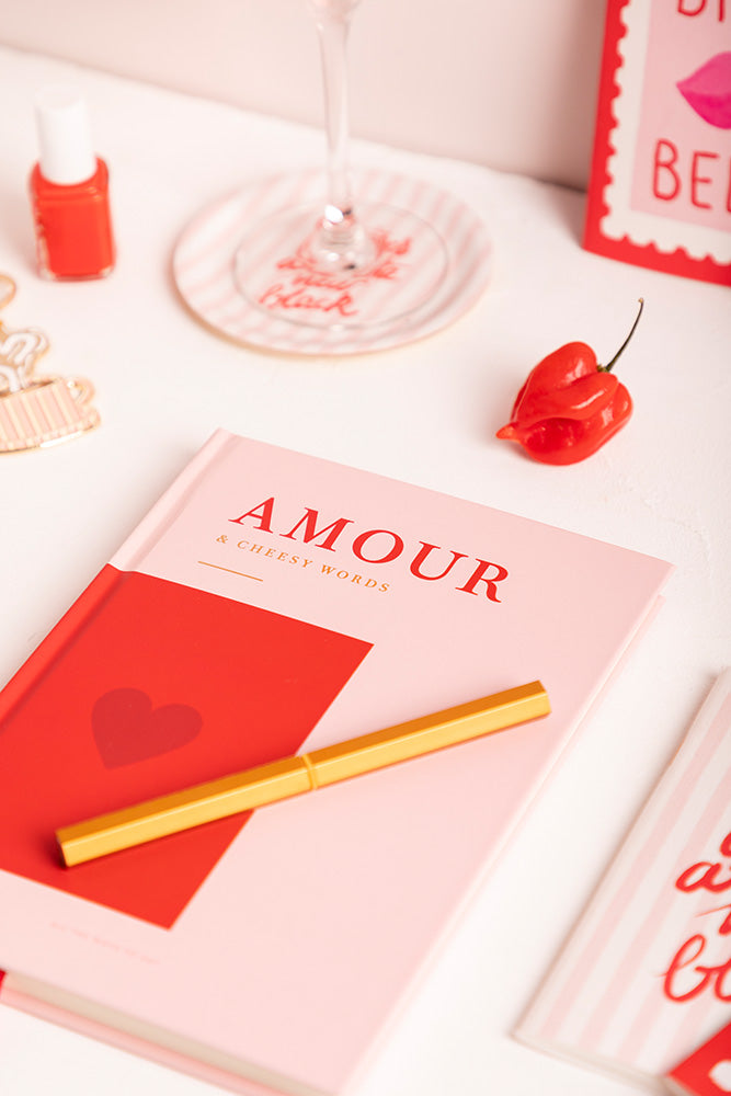 all-the-ways-to-say-amour-notizbuch-a5-liniert-rosa image 2