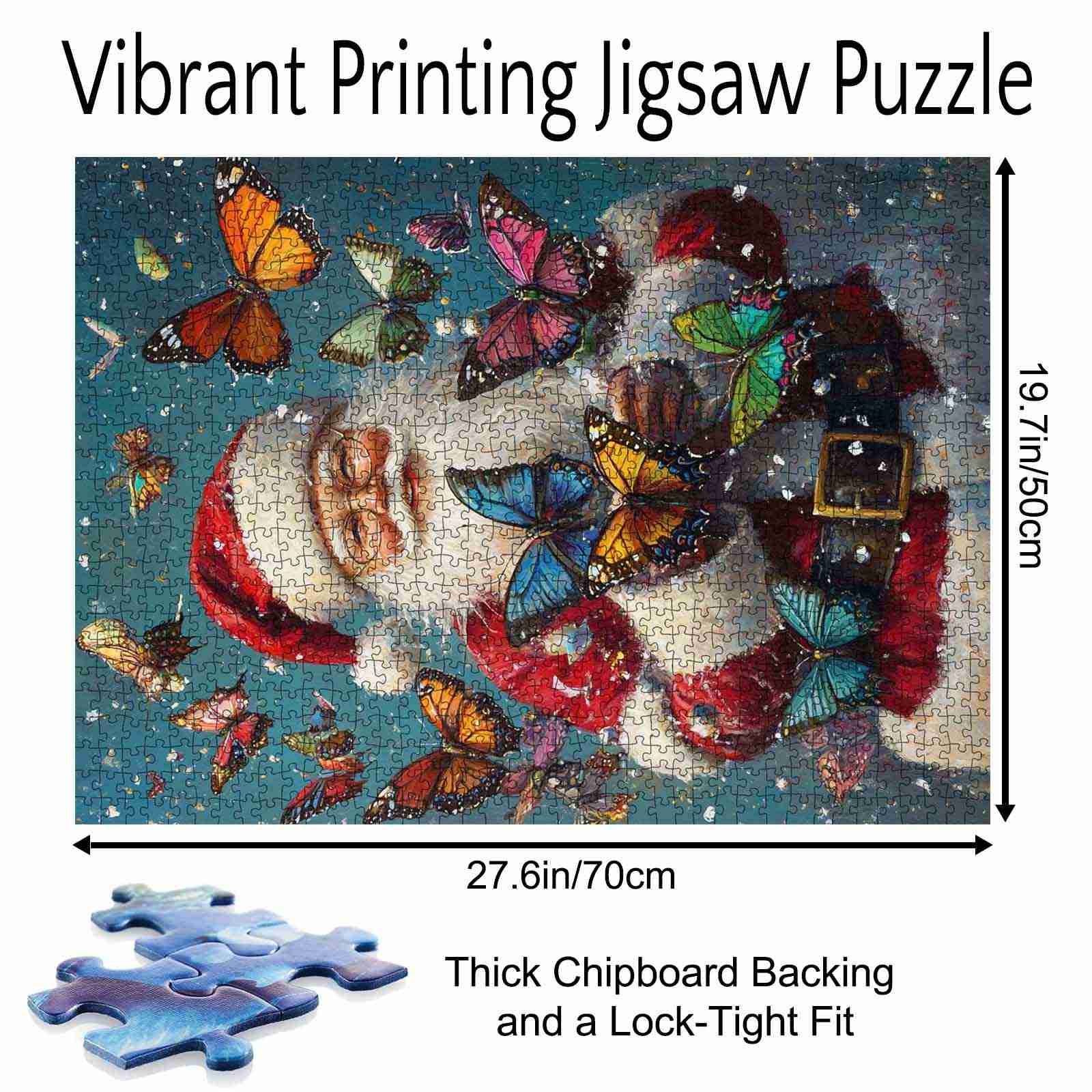 tucocoo-santa-and-butterflies-puzzle-1000-teile-weihnachten image 5