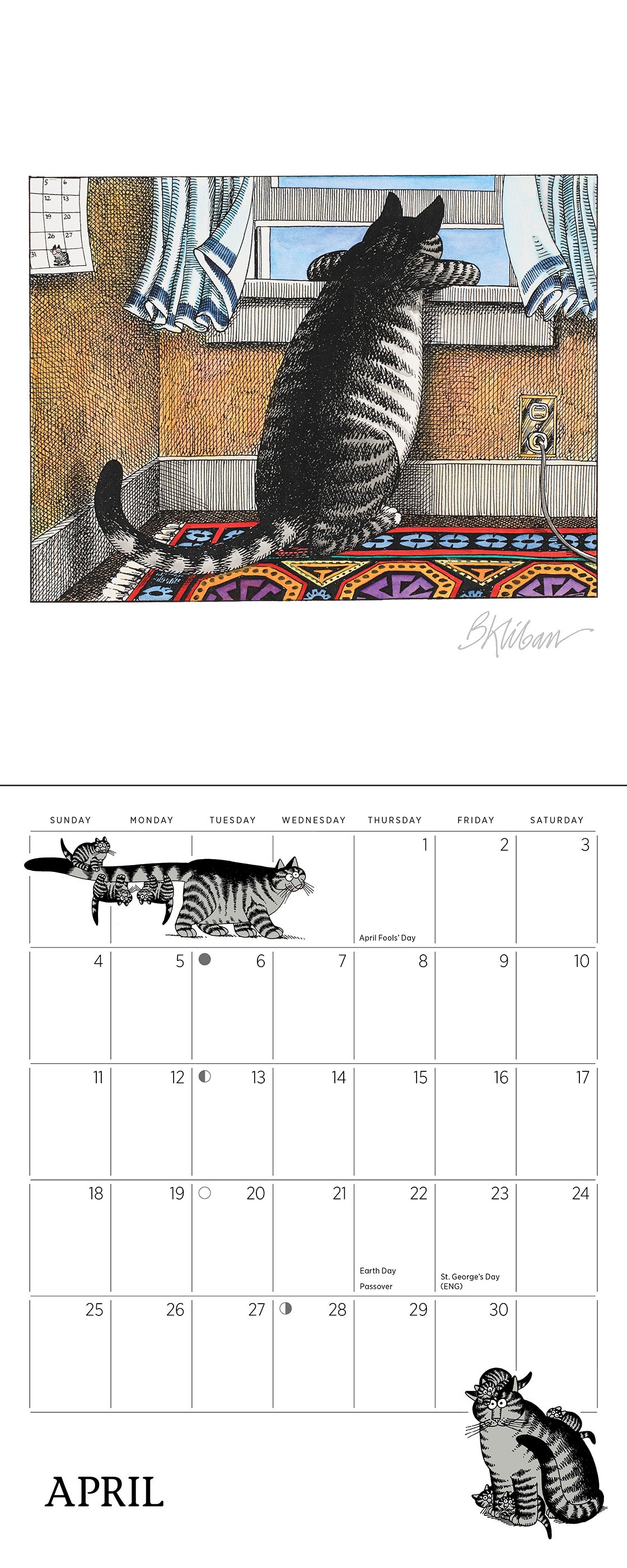 pomegranate-b-kliban-catcalendar-mini-wandkalender-2027 image 6