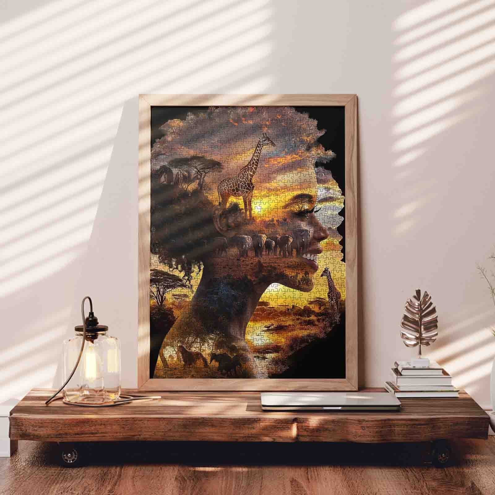 tucocoo-jigsaw-african-sunset-puzzle-1000-teile-safari image 3
