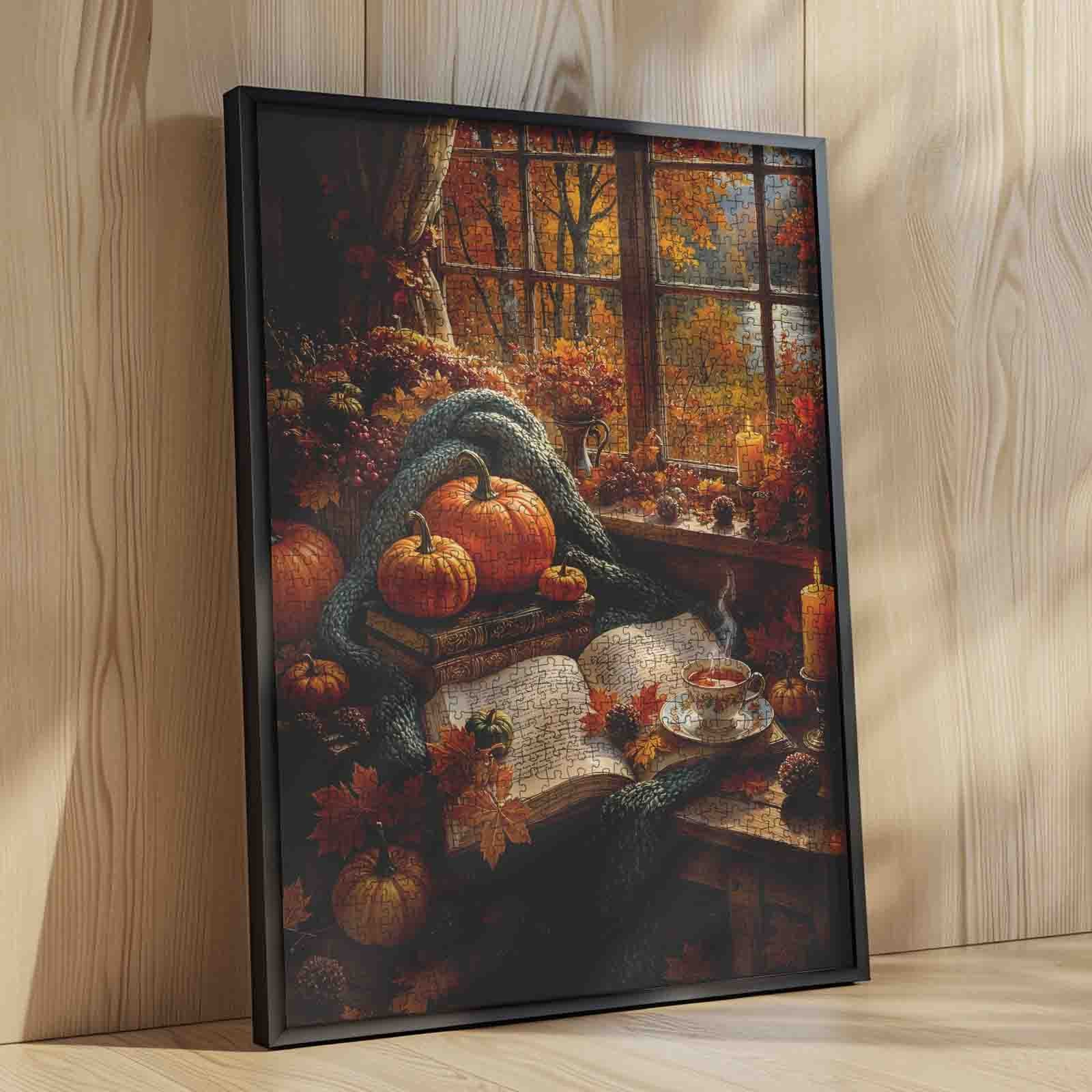 tucocoo-cozy-autumn-reading-nook-puzzle-1000-teile-herbst image 4