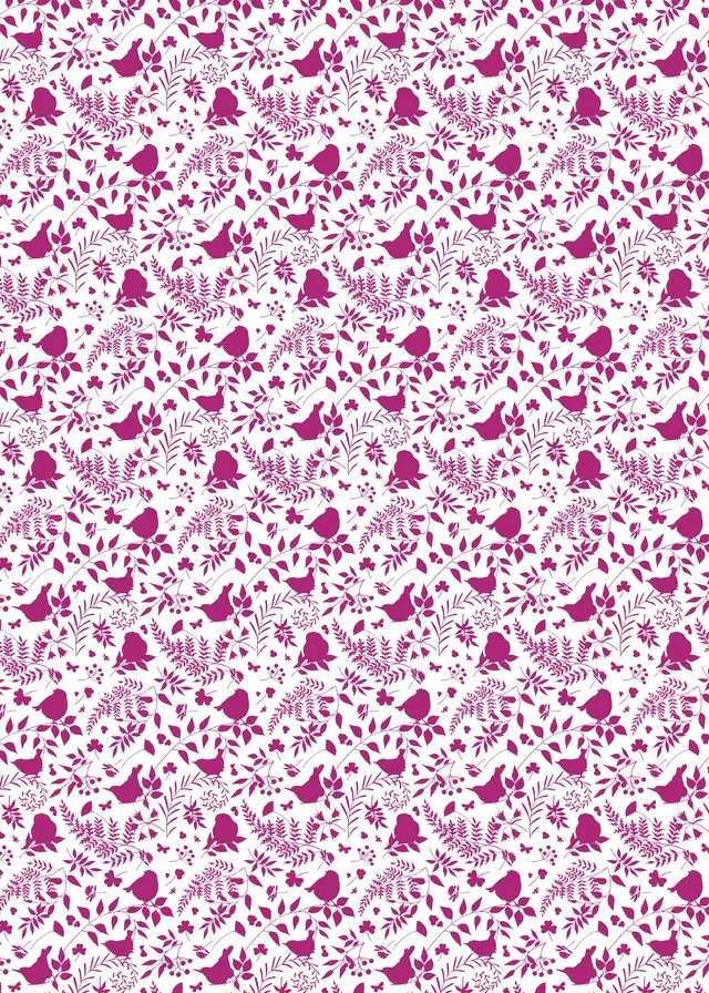 otter-house-silhouette-birds-seidenpapier-rosa-3-bogen-v-gel image 1