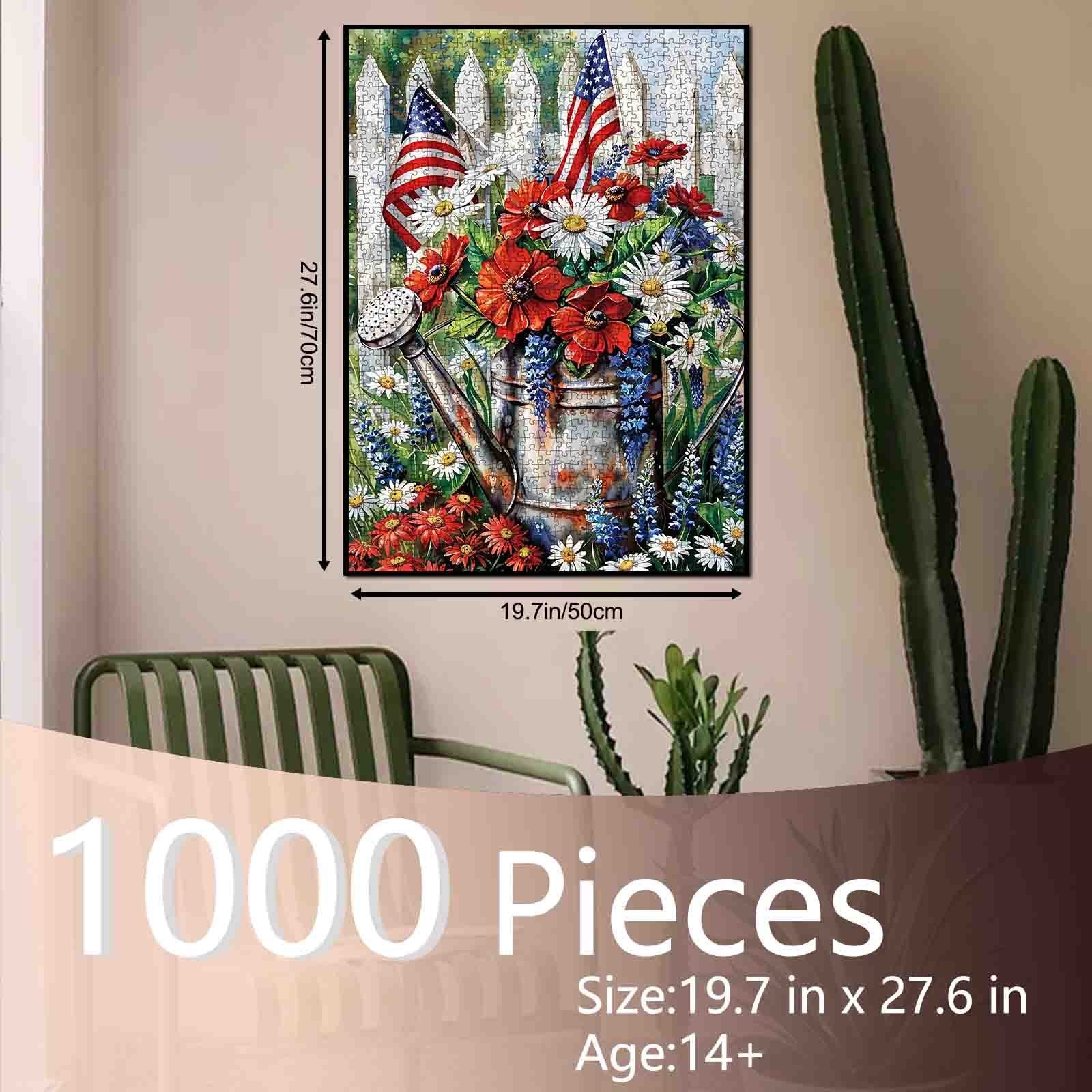 tucocoo-patriotic-garden-blooms-puzzle-1000-teile-garten image 5