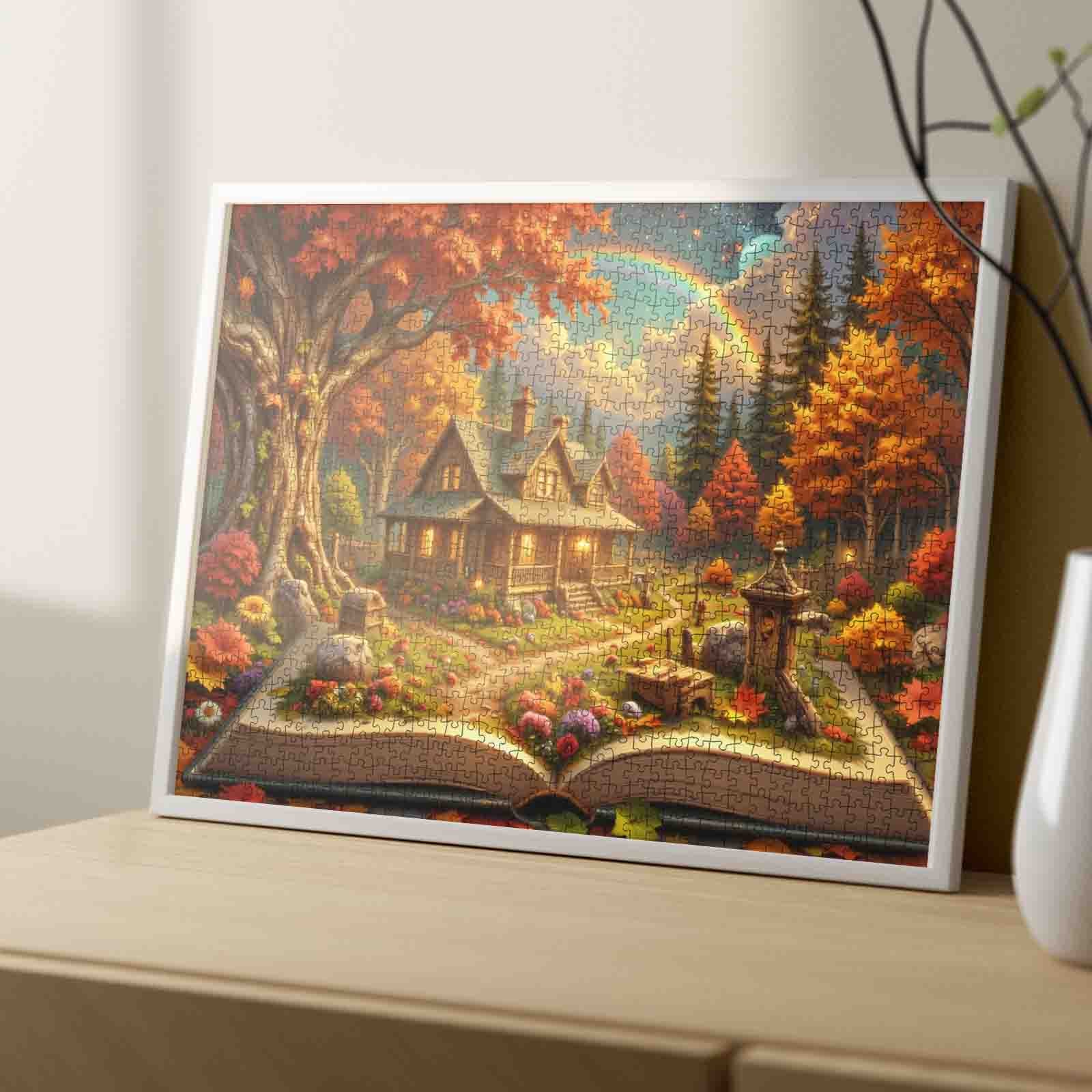 tucocoo-jigsaw-storybook-cottage-autumn-puzzle-1000-teile-herbst image 4