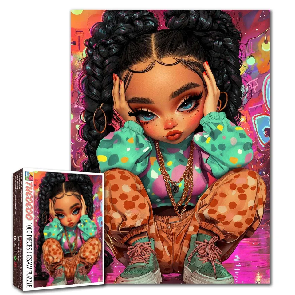tucocoo-cute-braided-girl-portrait-puzzle-1000-teile-z-pfe image 1