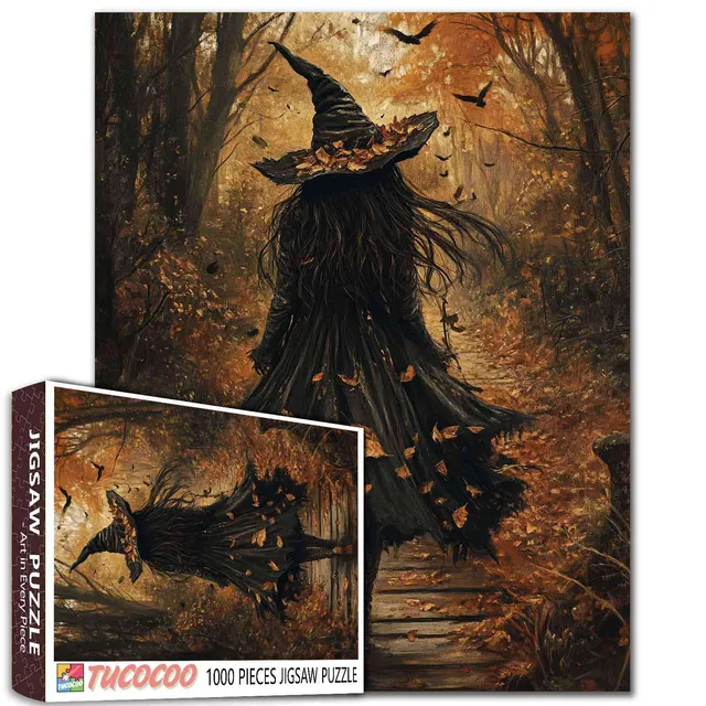 tucocoo-autumn-witch-forest-walk-puzzle-1000-teile image 1