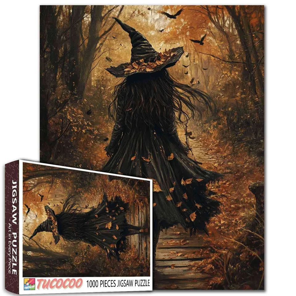 tucocoo-autumn-witch-forest-walk-puzzle-1000-teile image 1