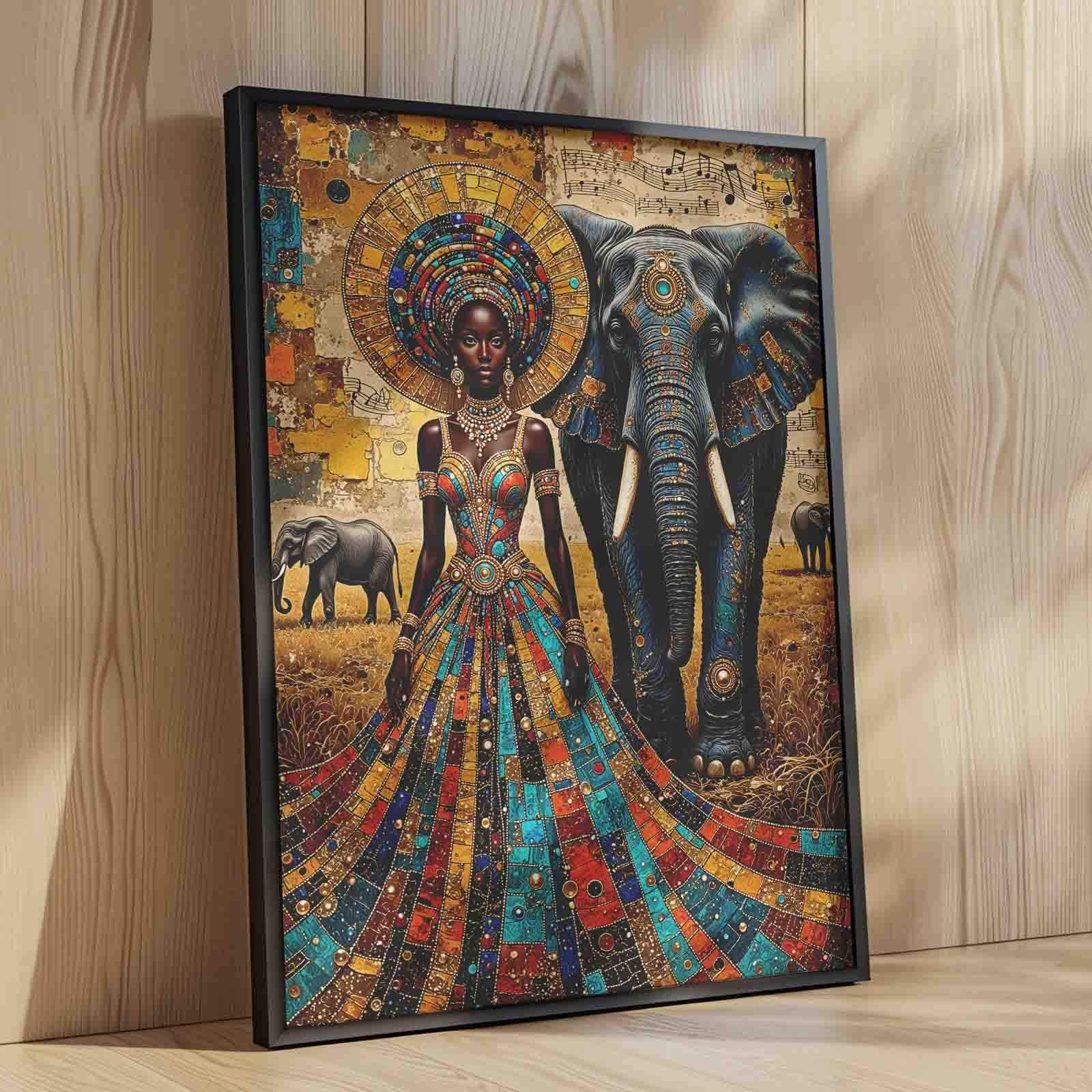 tucocoo-jigsaw-puzzles-african-queen-elephant-puzzle-1000-teile image 4
