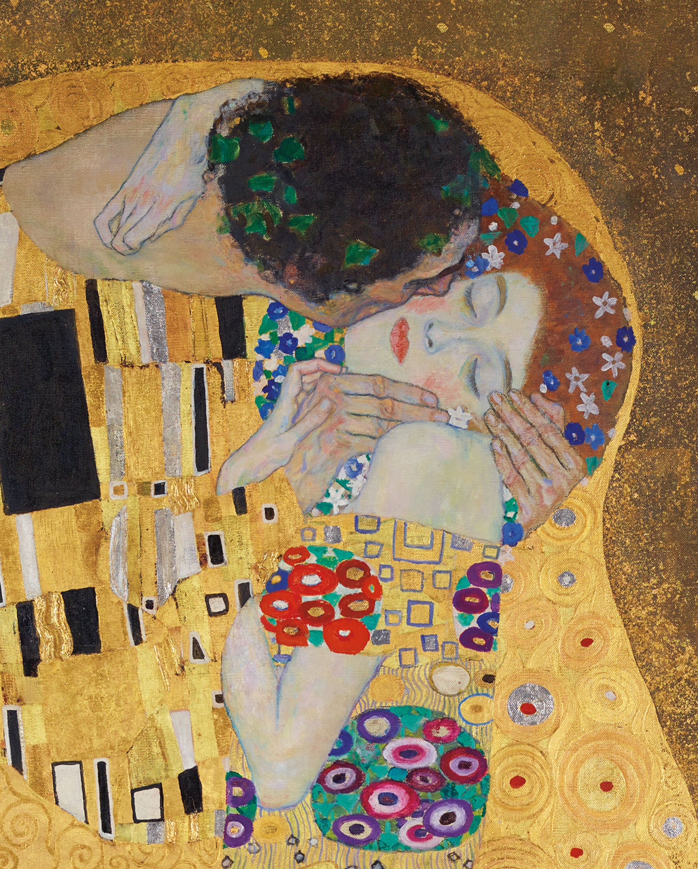 pomegranate-gustav-klimt-the-kiss-lesezeichen-gold-jugendstil image 2