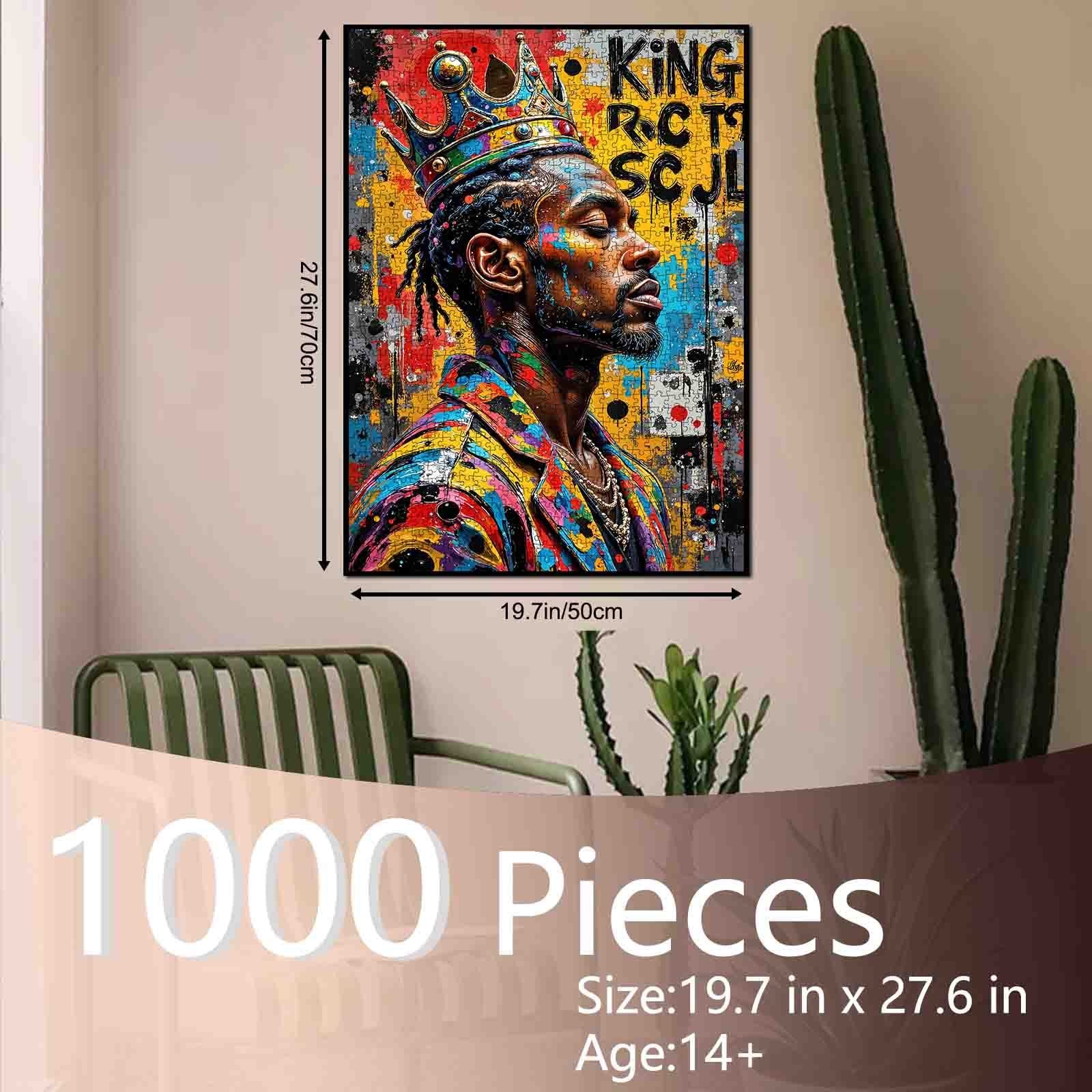 tucocoo-african-king-graffiti-puzzle-1000-teile-street-art image 5