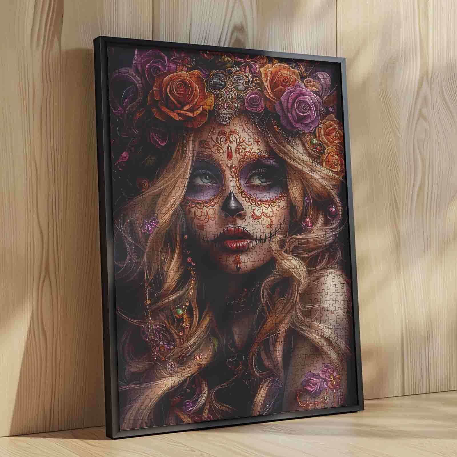 tucocoo-sugar-skull-beauty-puzzle-1000-teile-totenkopf image 4