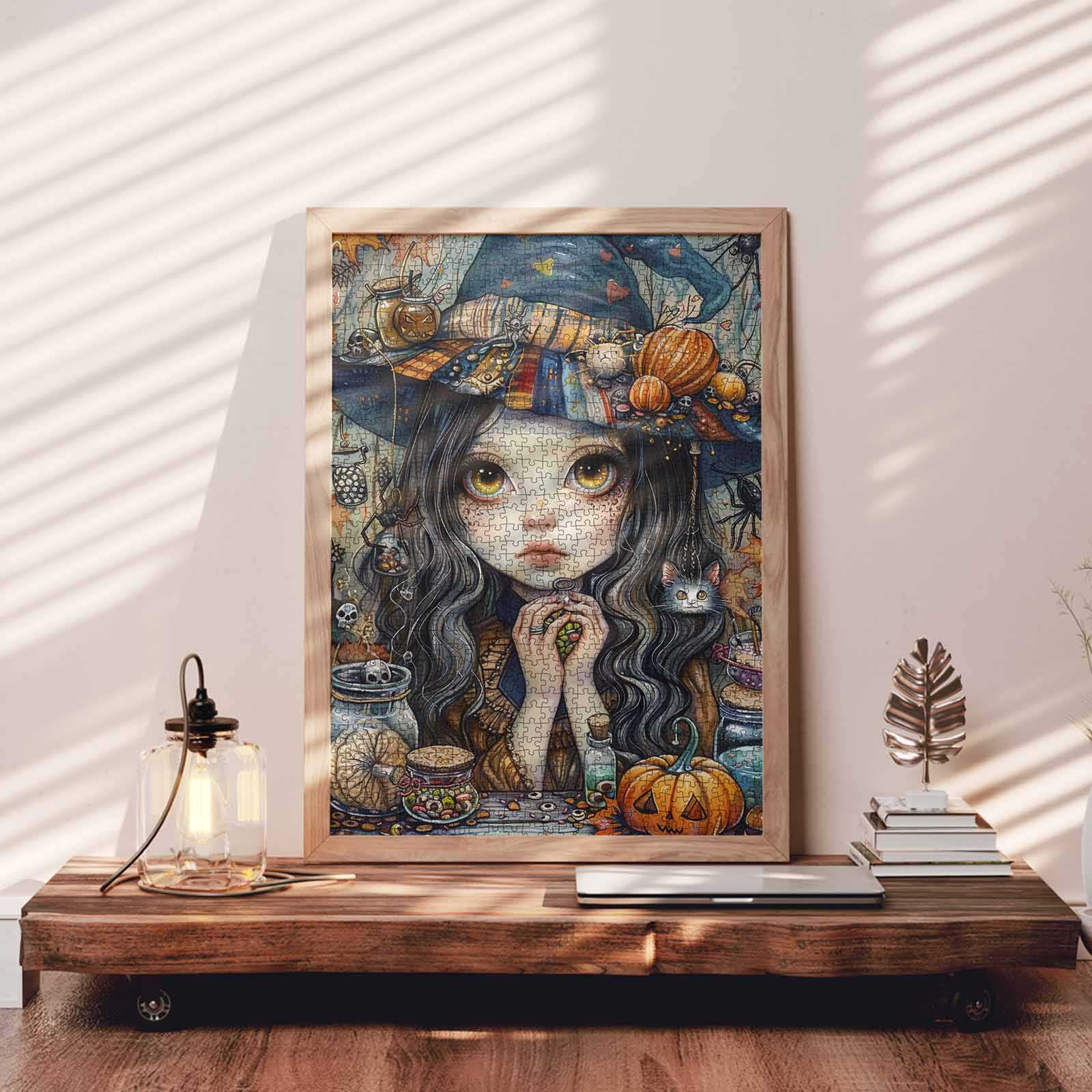 tucocoo-little-witch-and-halloween-magic-puzzle-1000-teile-hexe image 3