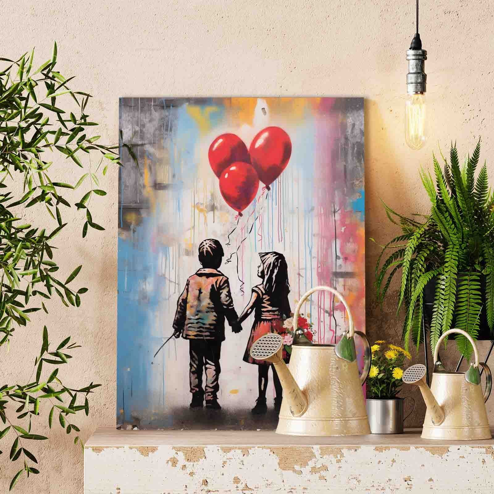 tucocoo-little-girl-and-boy-balloon-malen-nach-zahlen-40x50 image 2
