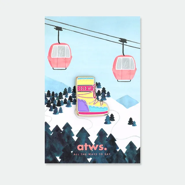 all-the-ways-to-say-moon-boots-pin-anstecker-winter-emaille image 1