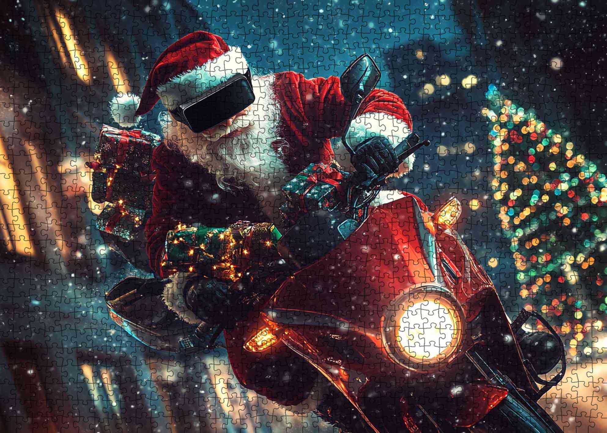 tucocoo-futuristic-santa-rider-puzzle-1000-teile image 2