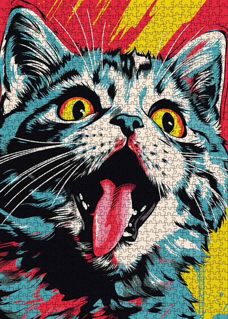 tucocoo-pop-art-cat-puzzle-1000-teile-katzenmotiv image 2