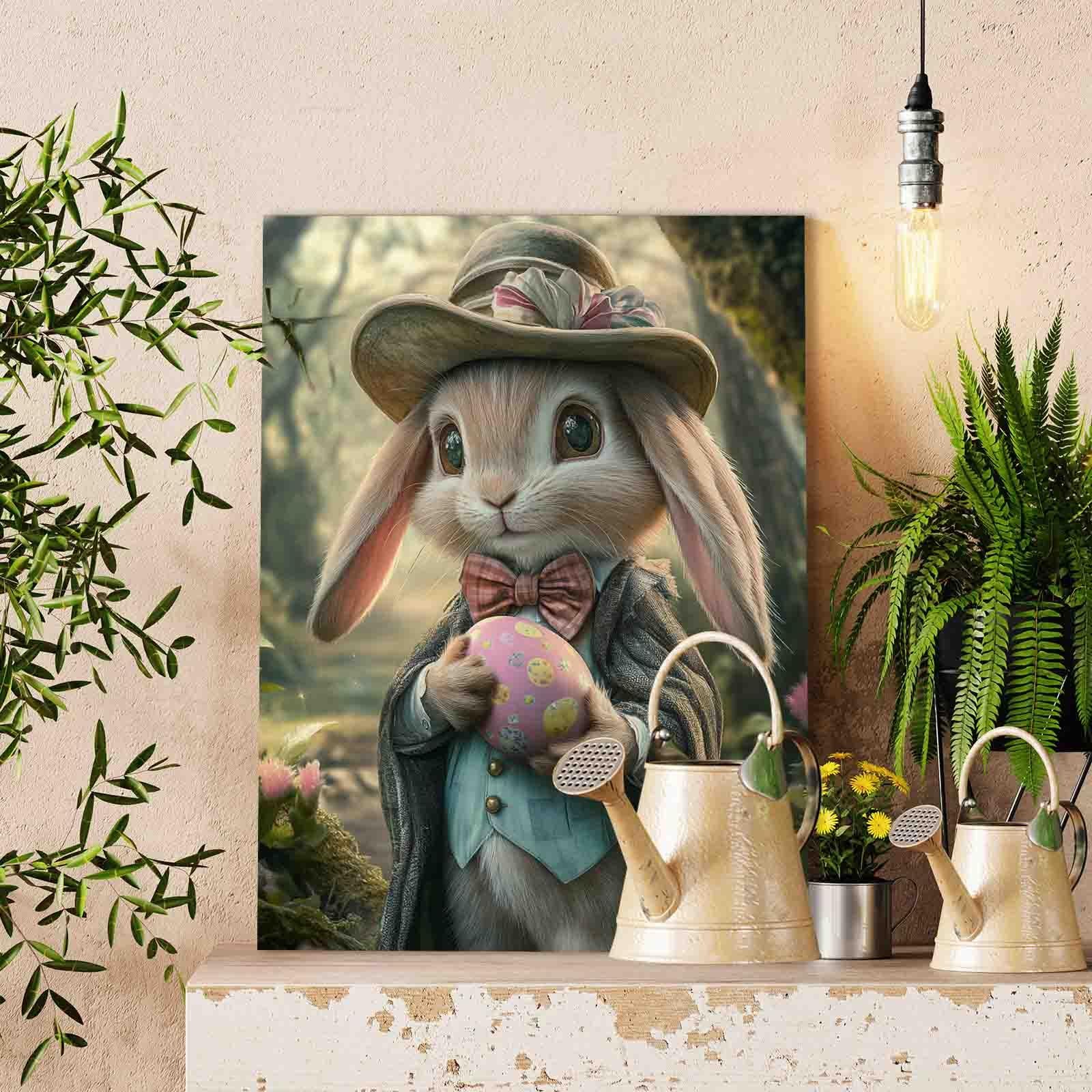 tucocoo-paint-by-numbers-easter-bunny-gentleman-40x50cm image 2