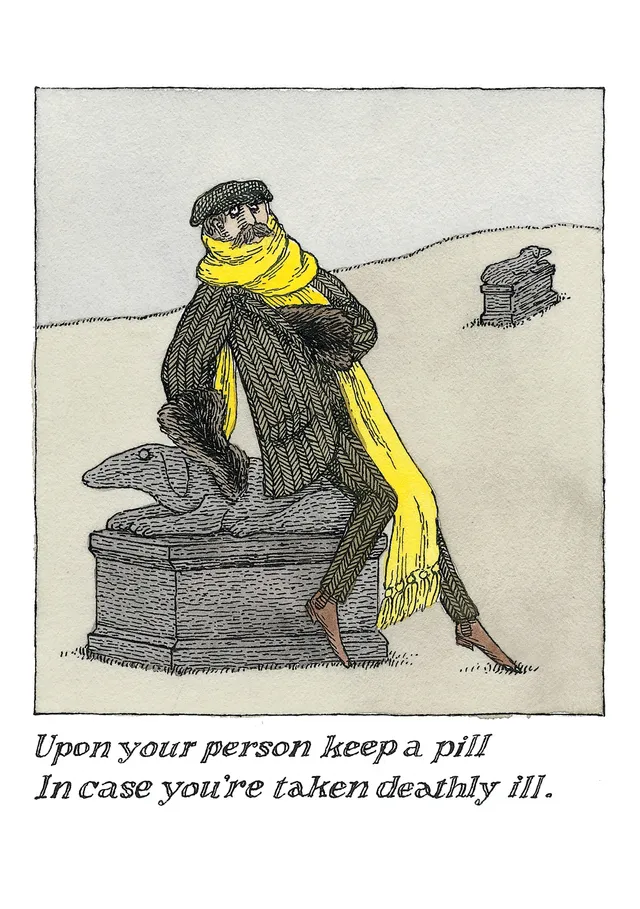 pomegranate-blank-notecards-upon-your-person-keep-a-pill-klappkarte-einzeln image 1
