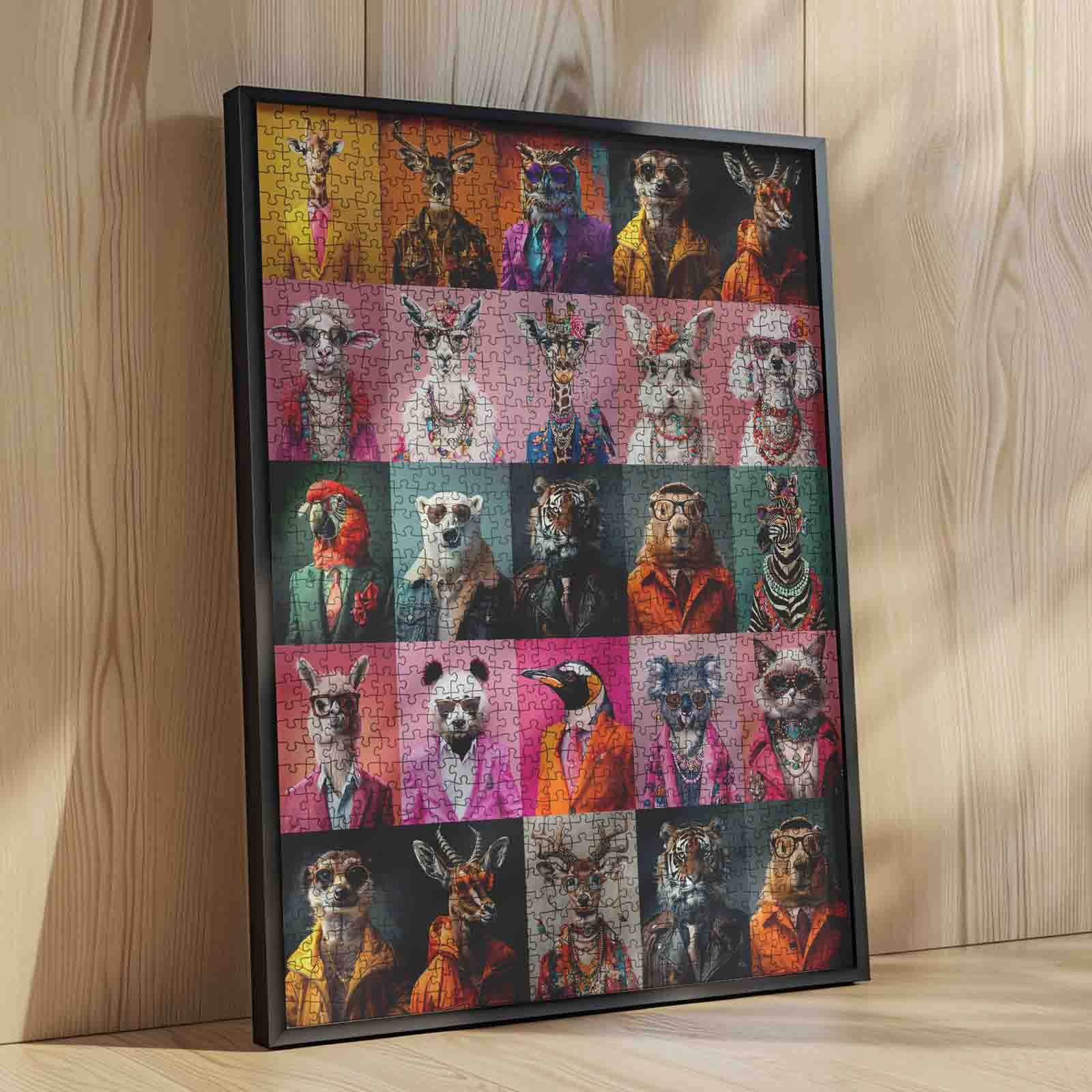 tucocoo-stylish-animal-portrait-gallery-puzzle-1000-teile image 4