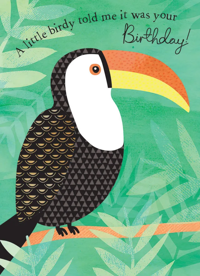 otter-house-pom-poms-toucan-gru-karte-tukan image 1