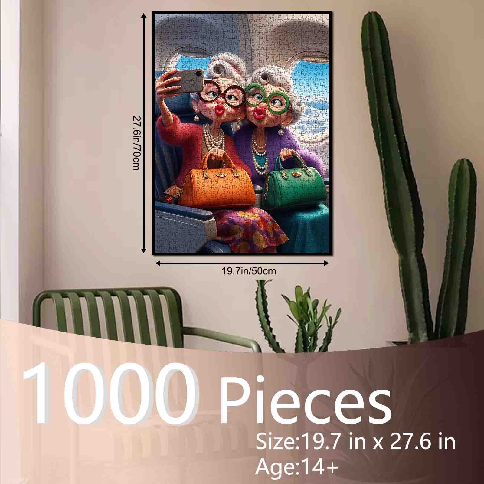 tucocoo-omas-flugzeug-selfie-puzzle-1000-teile-humor image 5