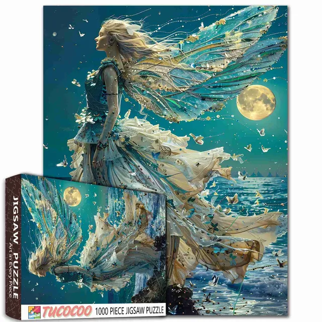 tucocoo-fairy-under-the-moon-puzzle-1000-teile-fantasy image 1