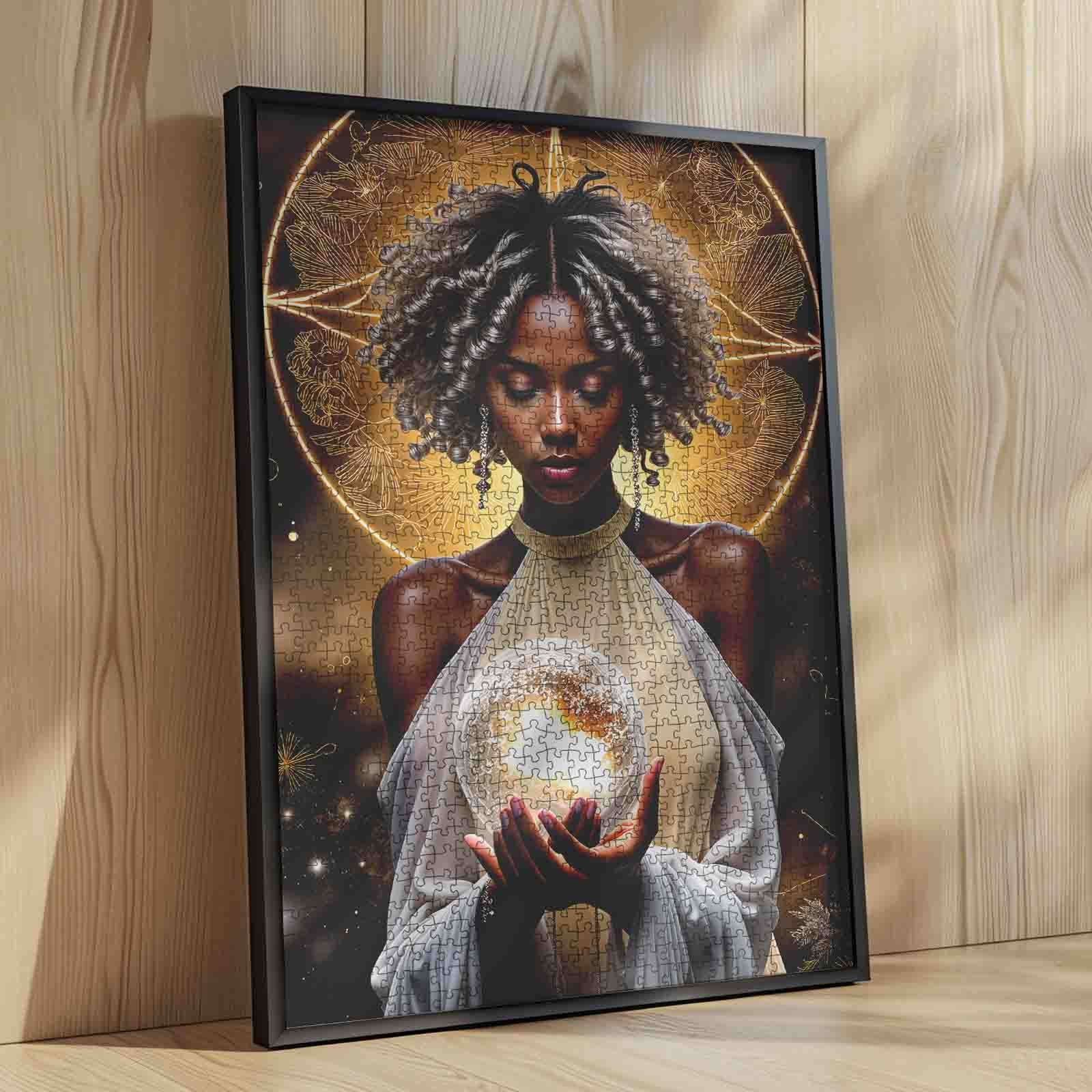 tucocoo-golden-halo-serenity-puzzle-1000-teile-gold image 4