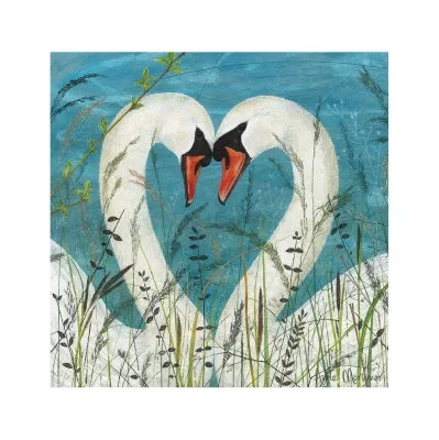 otter-house-enchanted-wildlife-swans-grusskarte-schw-ne image 1