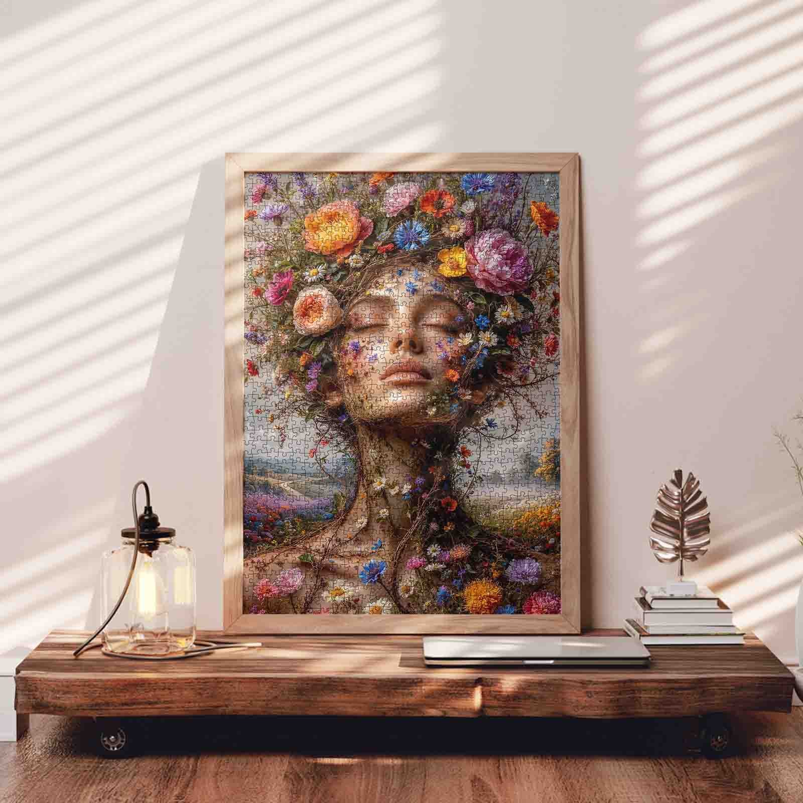 tucocoo-blooming-mother-nature-portrait-puzzle-1000-teile image 3