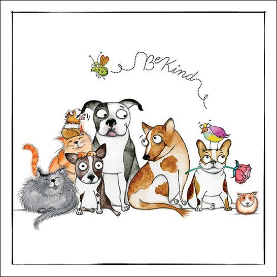 otter-house-greetings-cards-snozzle-be-kind-splimple-trauerkarte image 1