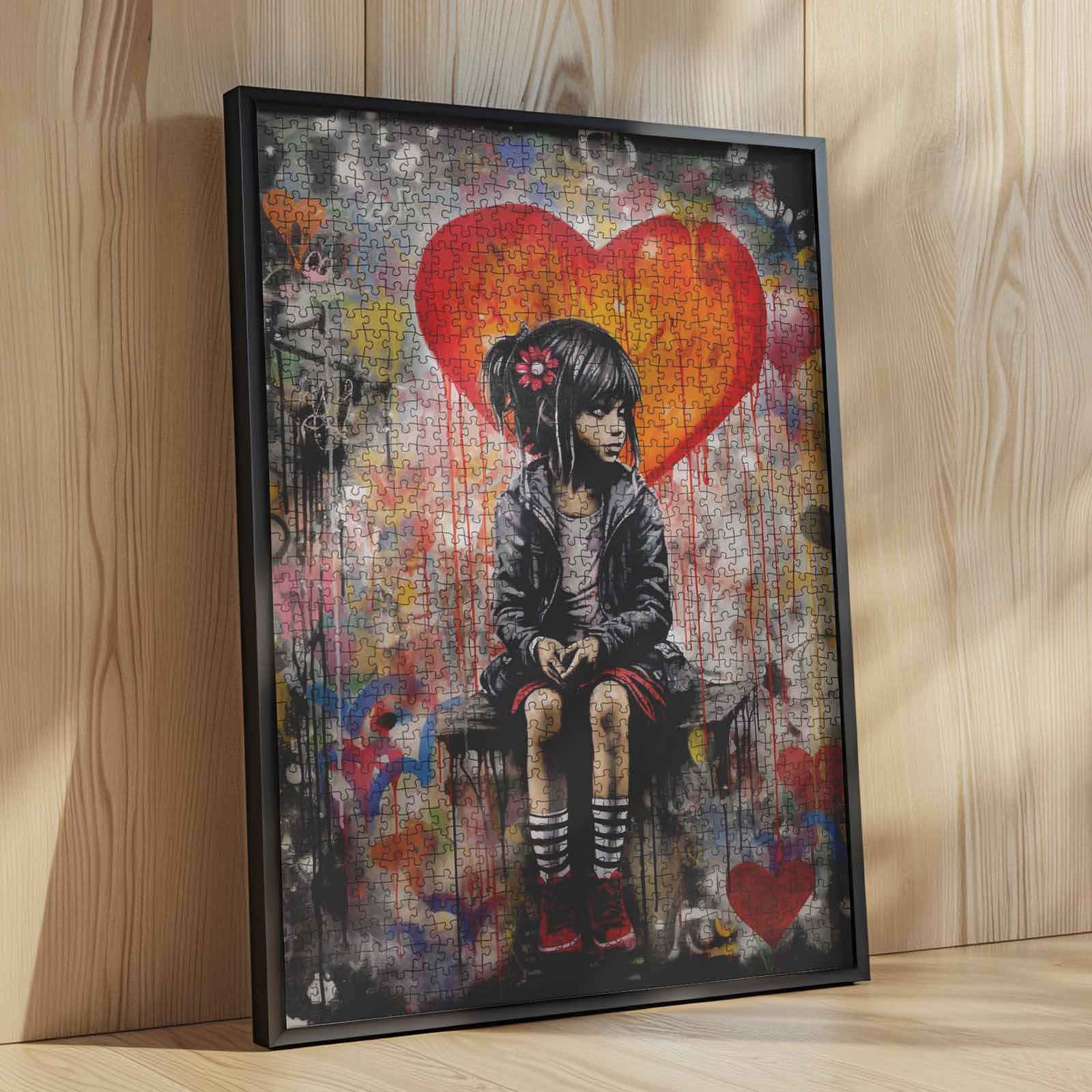 tucocoo-girl-heart-balloon-puzzle-1000-teile-graffiti image 4