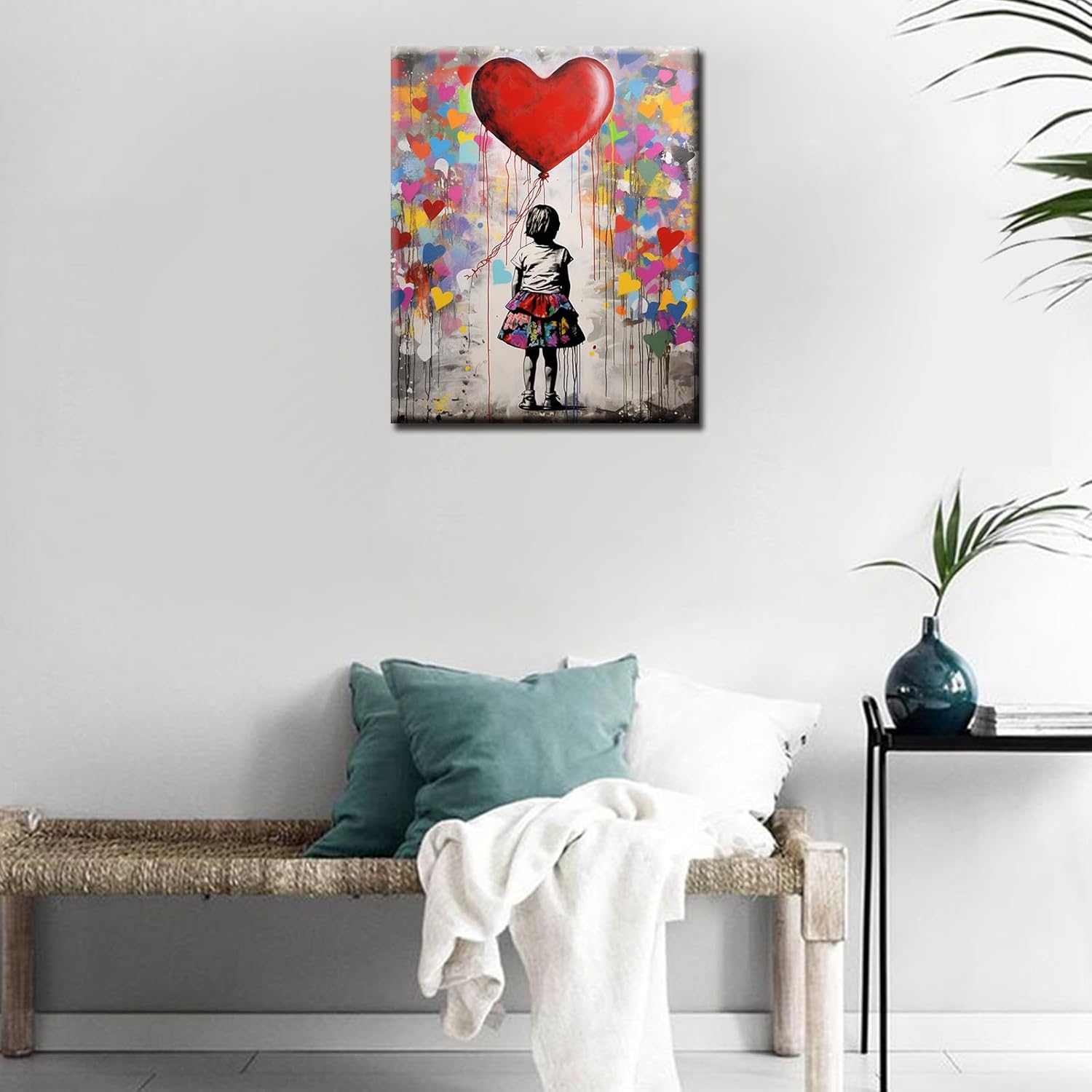 tucocoo-paint-by-numbers-m-dchen-herz-ballon-malen-nach-zahlen-40x50 image 2