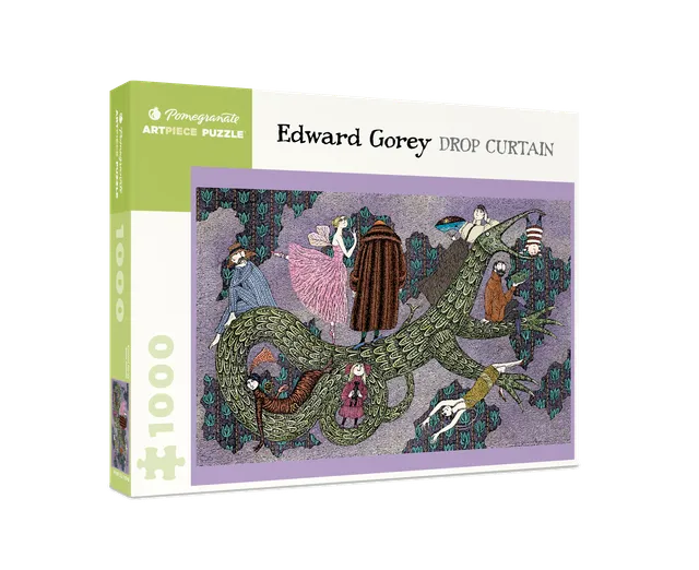 pomegranate-jigsaw-puzzles-edward-gorey-drop-curtain-puzzle-1000-teile-humor image 1