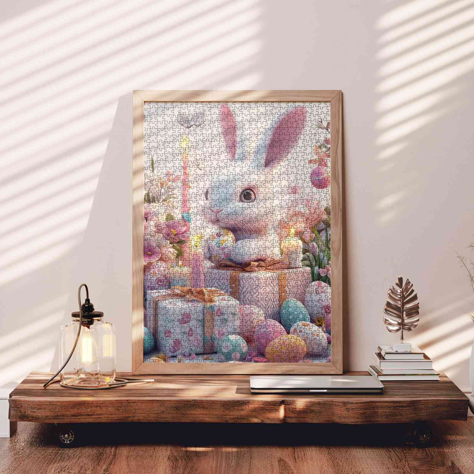 tucocoo-jigsaw-puzzles-osterhase-mit-ostereiern-puzzle-1000-teile image 4