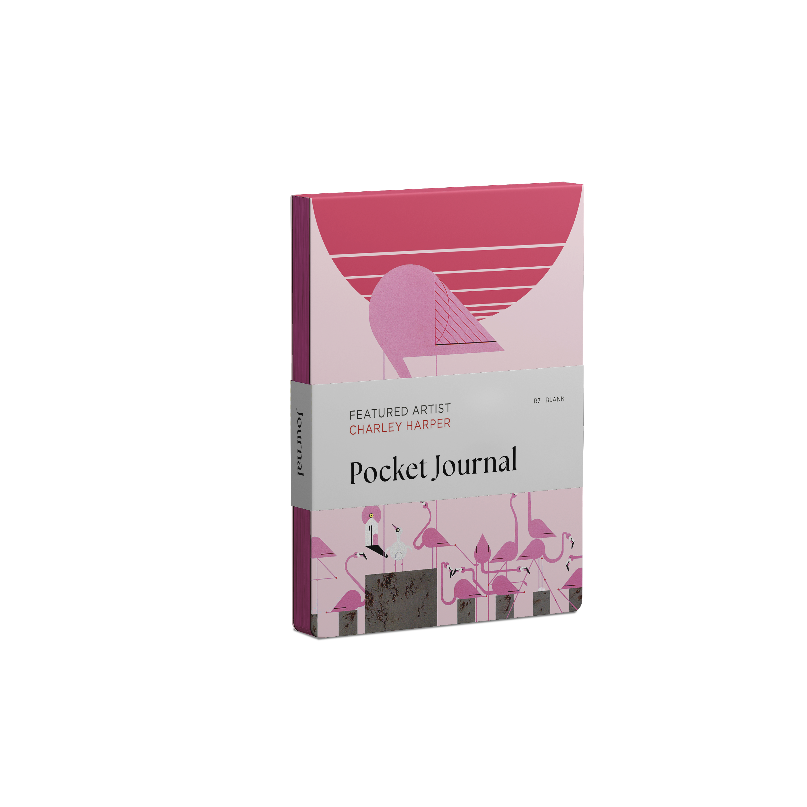 pomegranate-charley-harper-pocket-journal-v-gel-notizbuch image 1