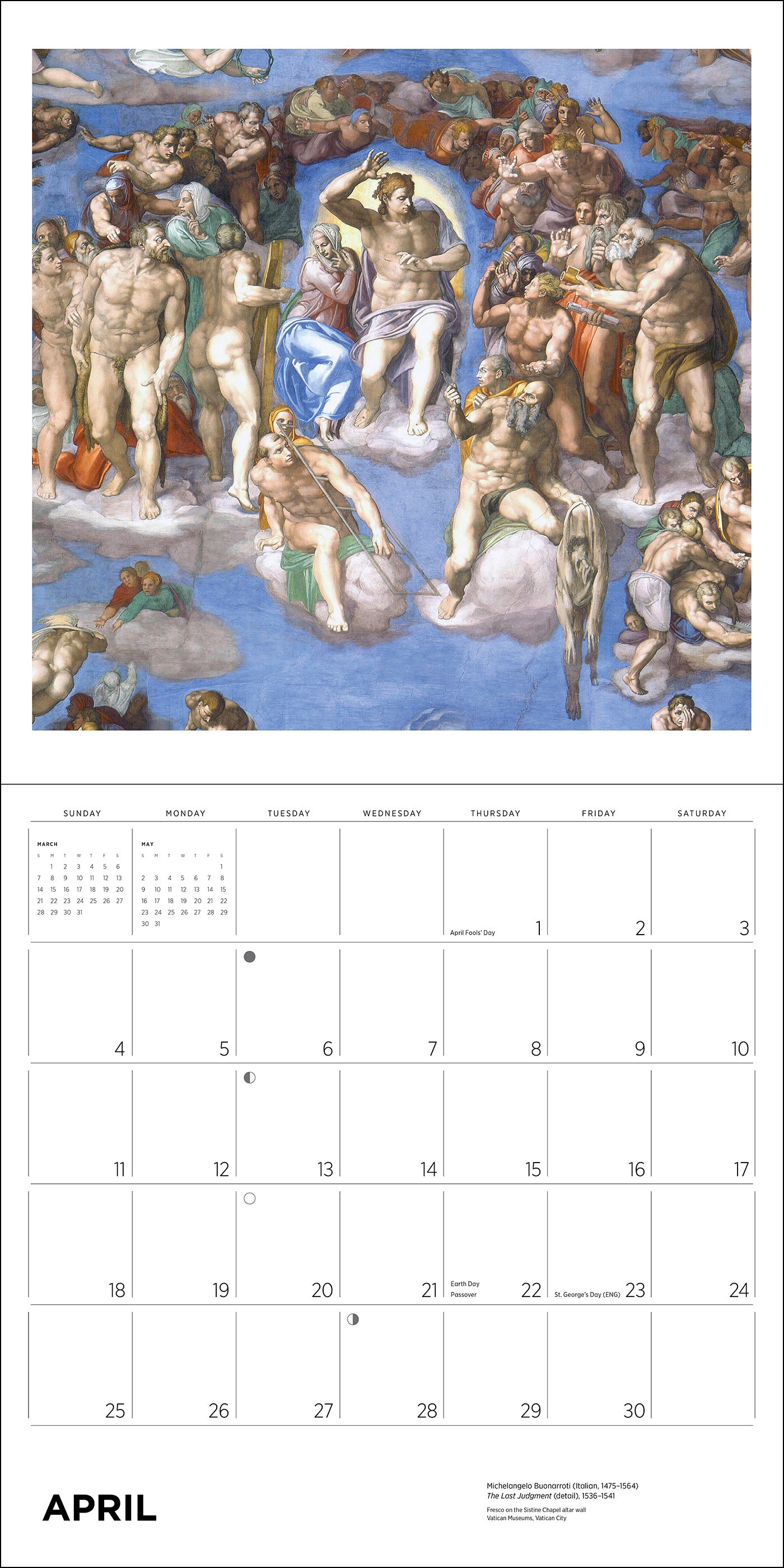pomegranate-michelangelo-wandkalender-2027-renaissance image 6