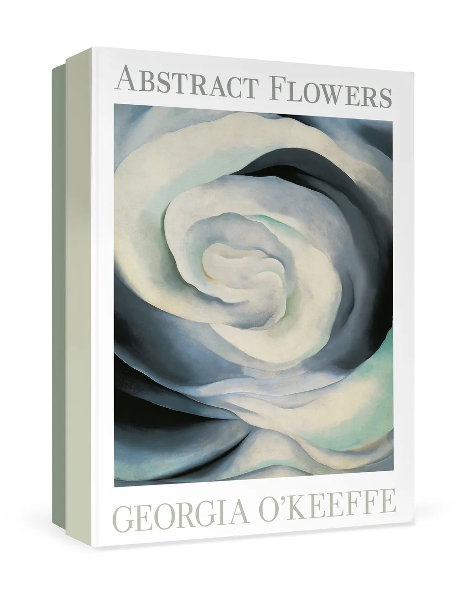 pomegranate-boxed-notecards-o-keeffe-abstract-flowers-gru-karten-20-karten-set image 1