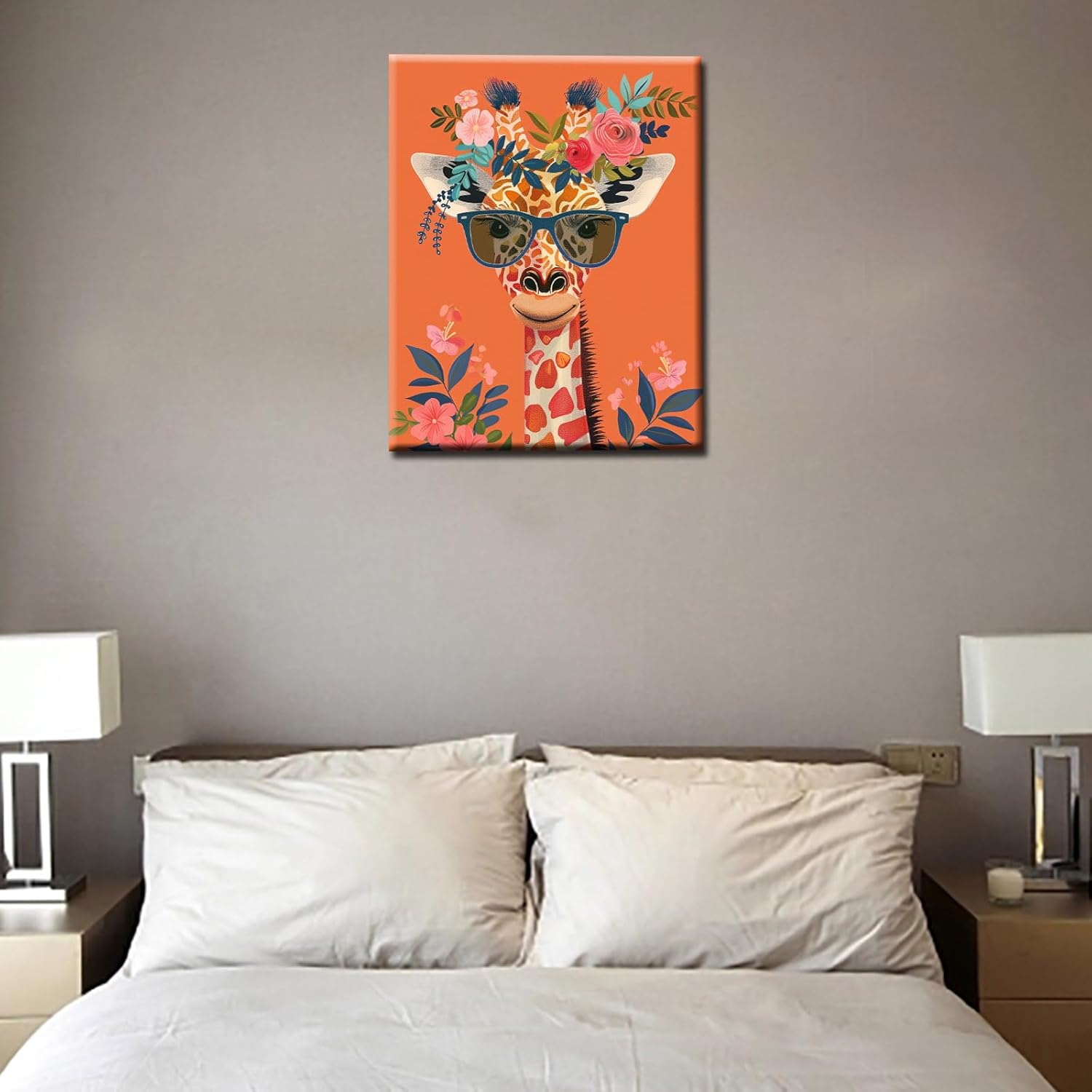 tucocoo-paint-by-numbers-giraffe-sonnenbrille-malset-40x50 image 3