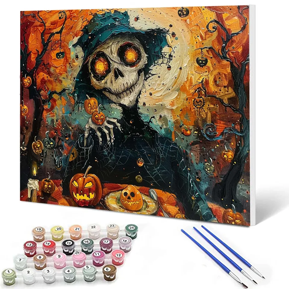 tucocoo-paint-by-numbers-happy-halloween-night-malen-nach-zahlen image 1