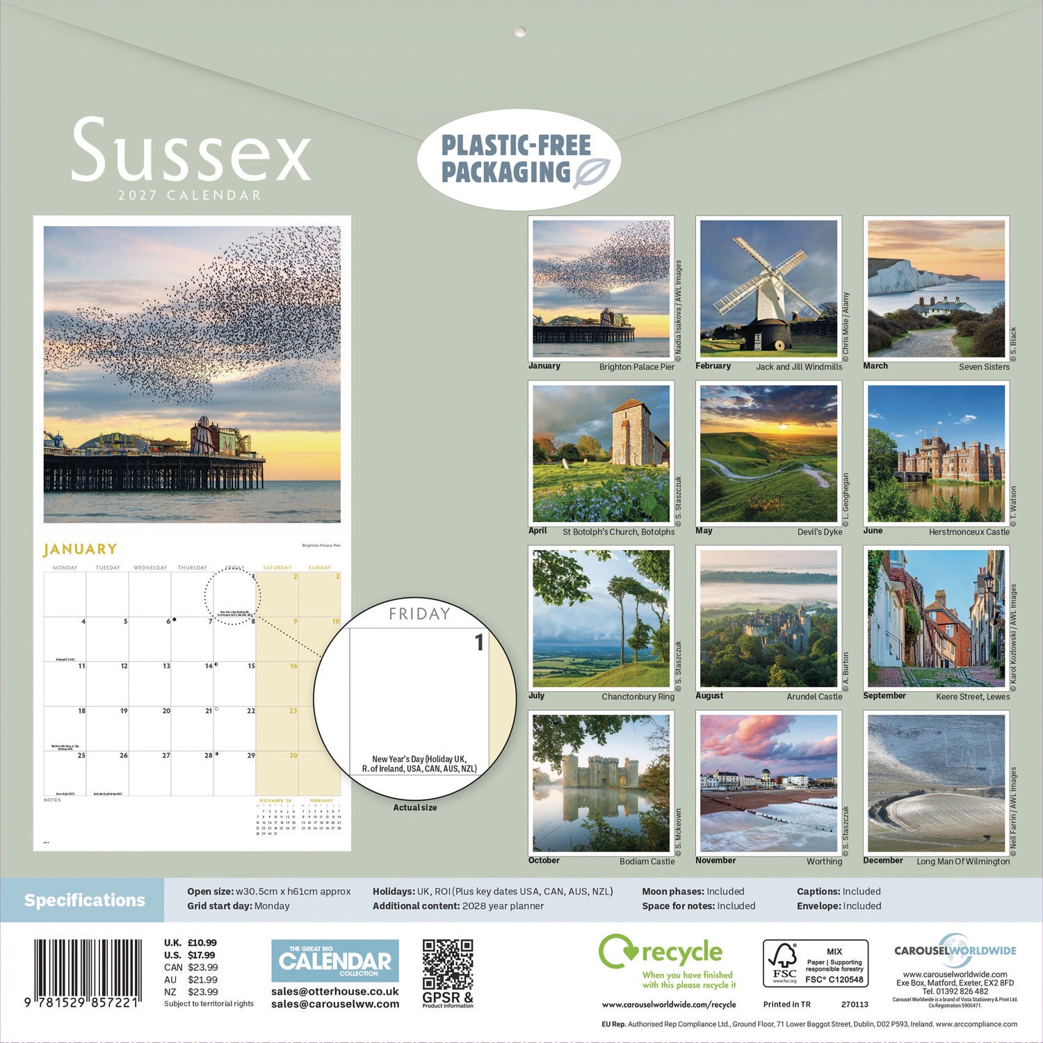 otter-house-sussex-wandkalender-2027-monatsbilder image 2