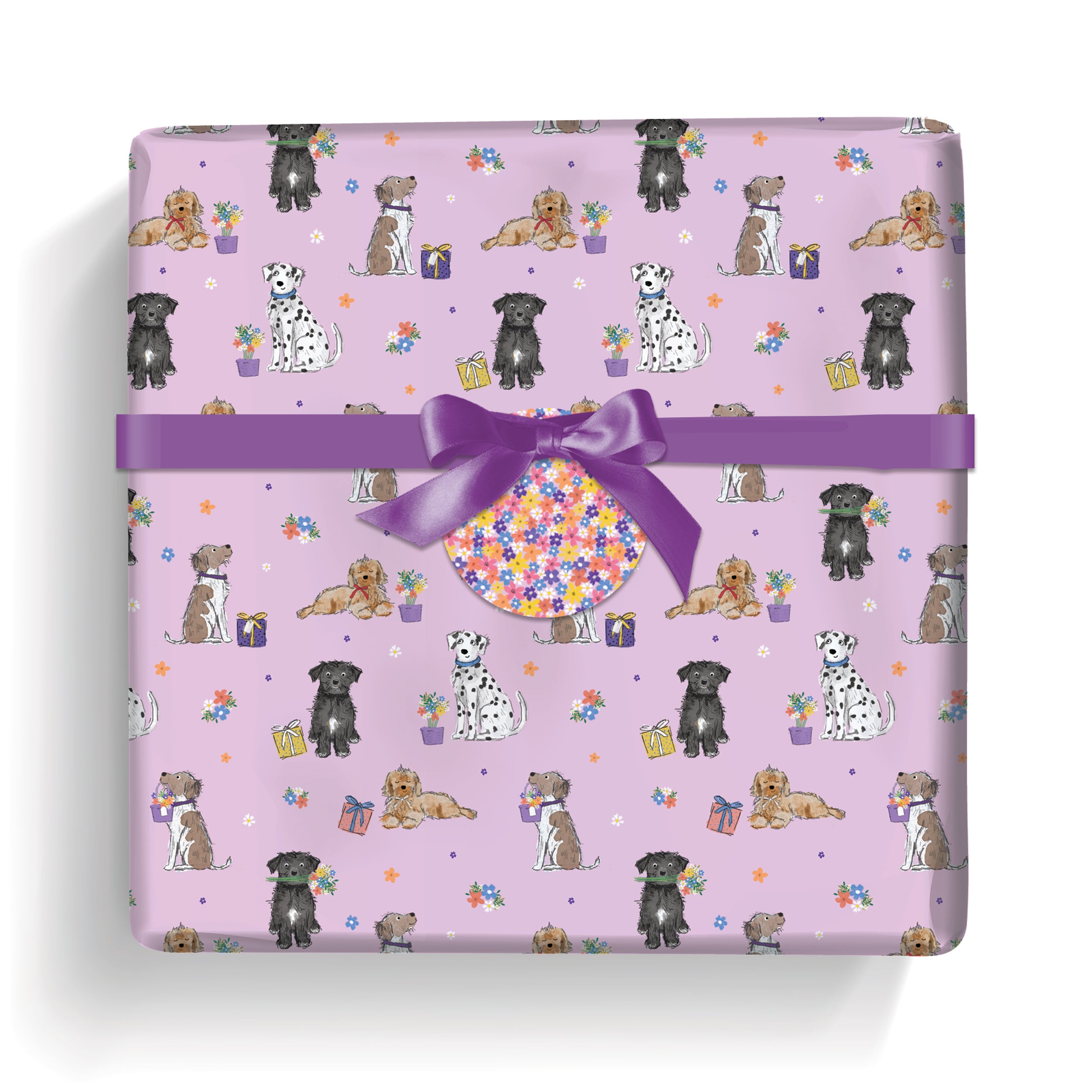 otter-house-flower-pups-geschenkpapier-2-bogen-2-anh-nger image 3