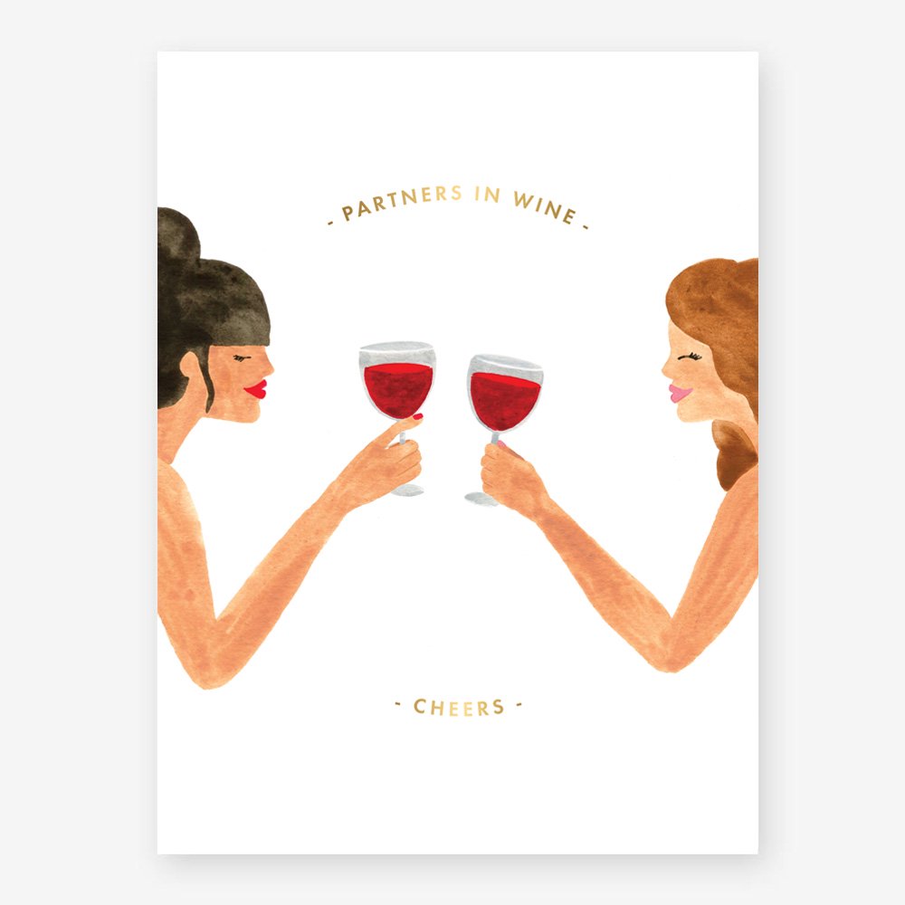 all-the-ways-to-say-partners-in-wine-poster-weingeschenk image 1