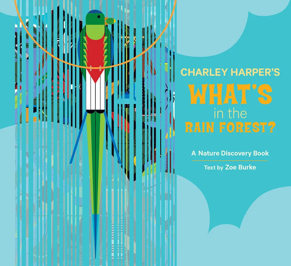 pomegranate-charley-harper-what-s-in-rain-forest-kinderbuch image 1