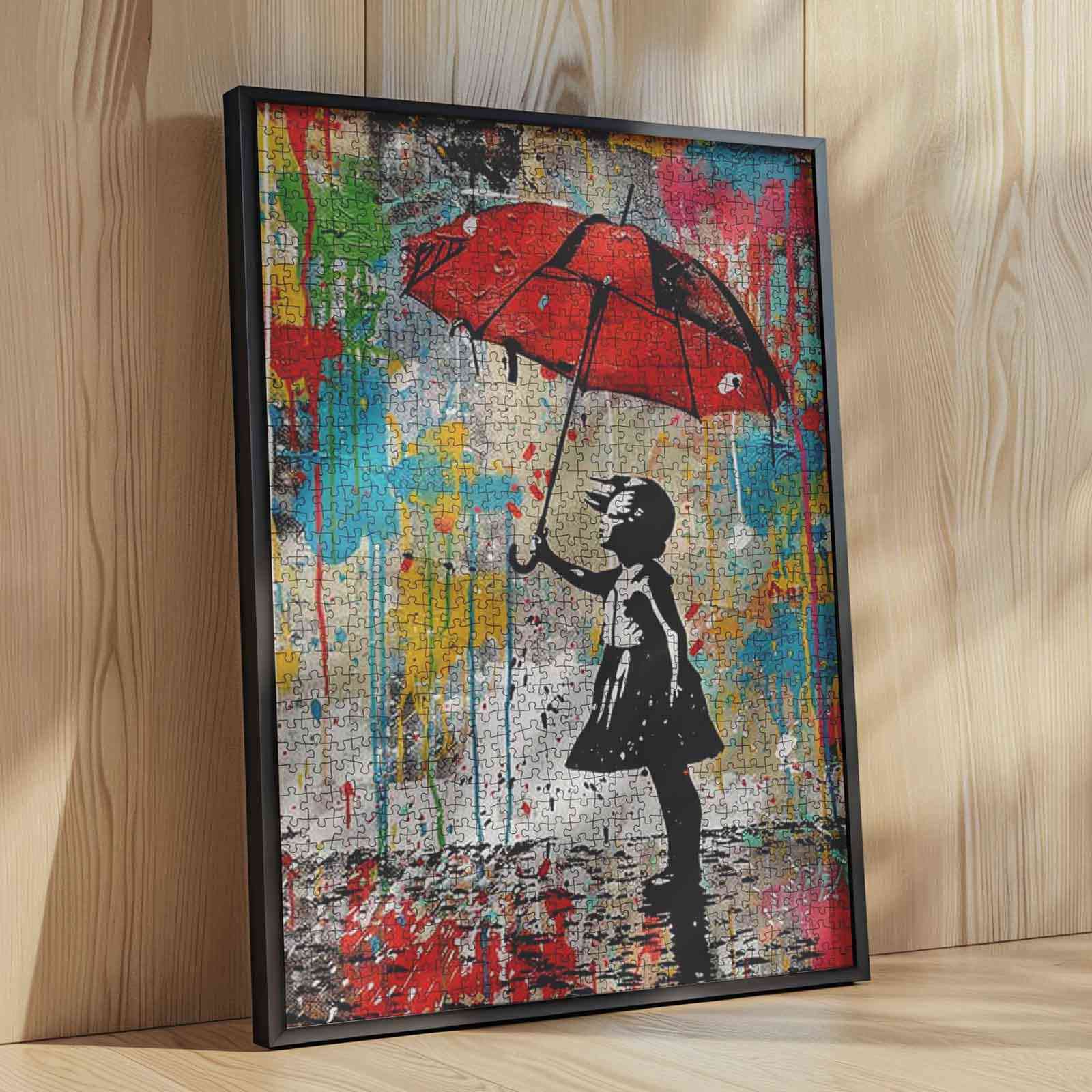 tucocoo-jigsaw-red-umbrella-girl-puzzle-1000-teile-graffiti image 4